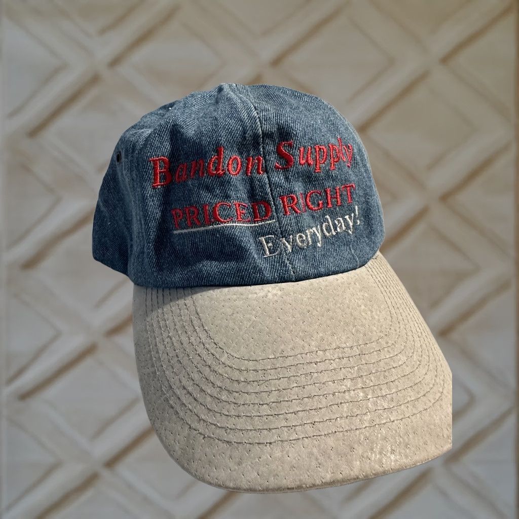 Vintage VINTAGE Cobra Brand Denim Strap Back Hat, Men, One Size, Blue, Baseball Cap Size ONE SIZE - 1 Thumbnail