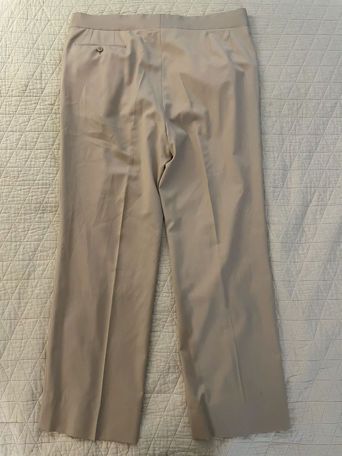 Brioni Flat Front Western Pocket Tropical Weight Wool Trouser Size 38R - 8 Thumbnail