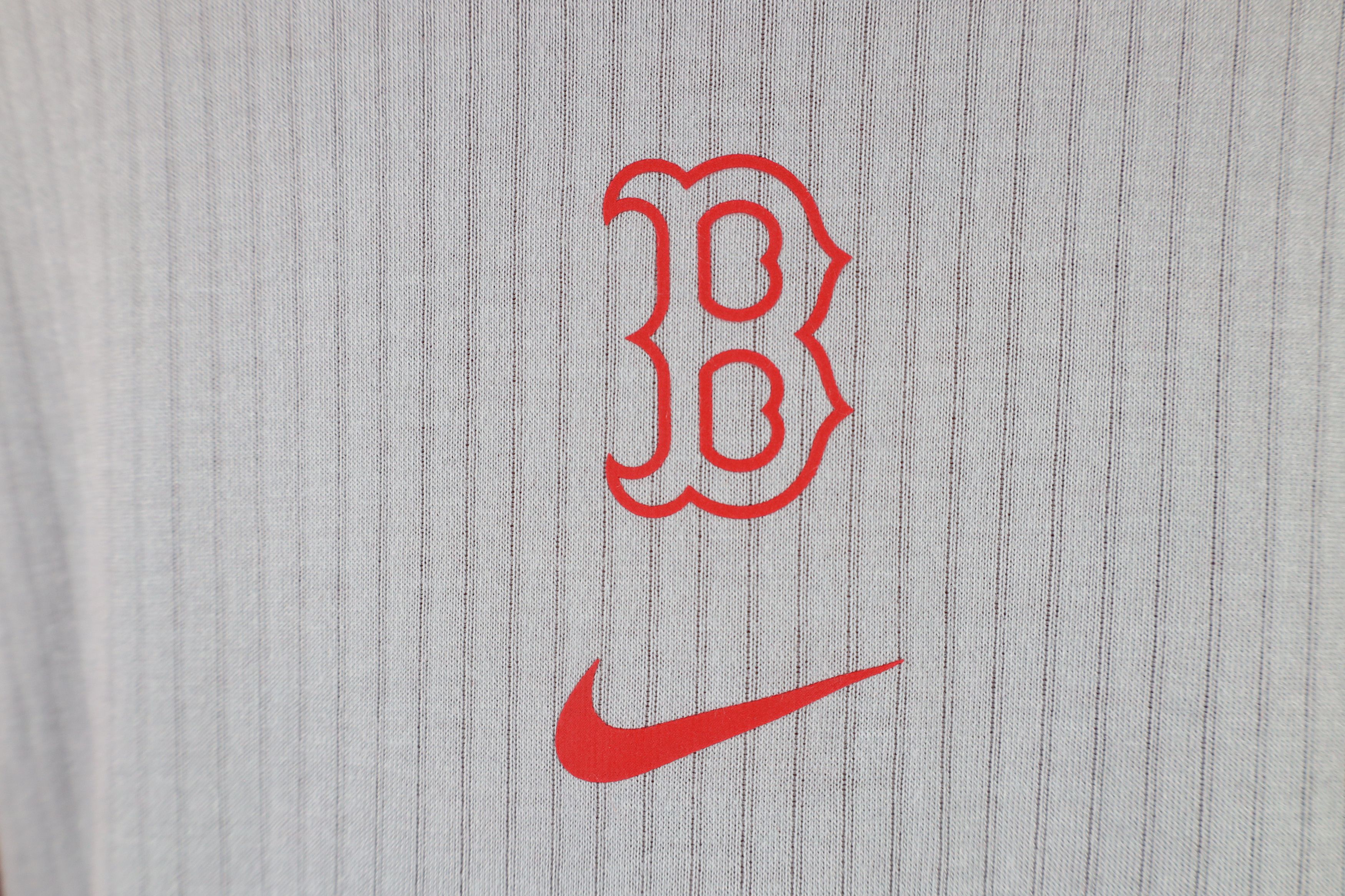 Nike × Vintage Nike Mini Swoosh Boston Red Sox Baseball Long Sleeve T-Shirt Size US XL / EU 56 / 4 - 4 Thumbnail