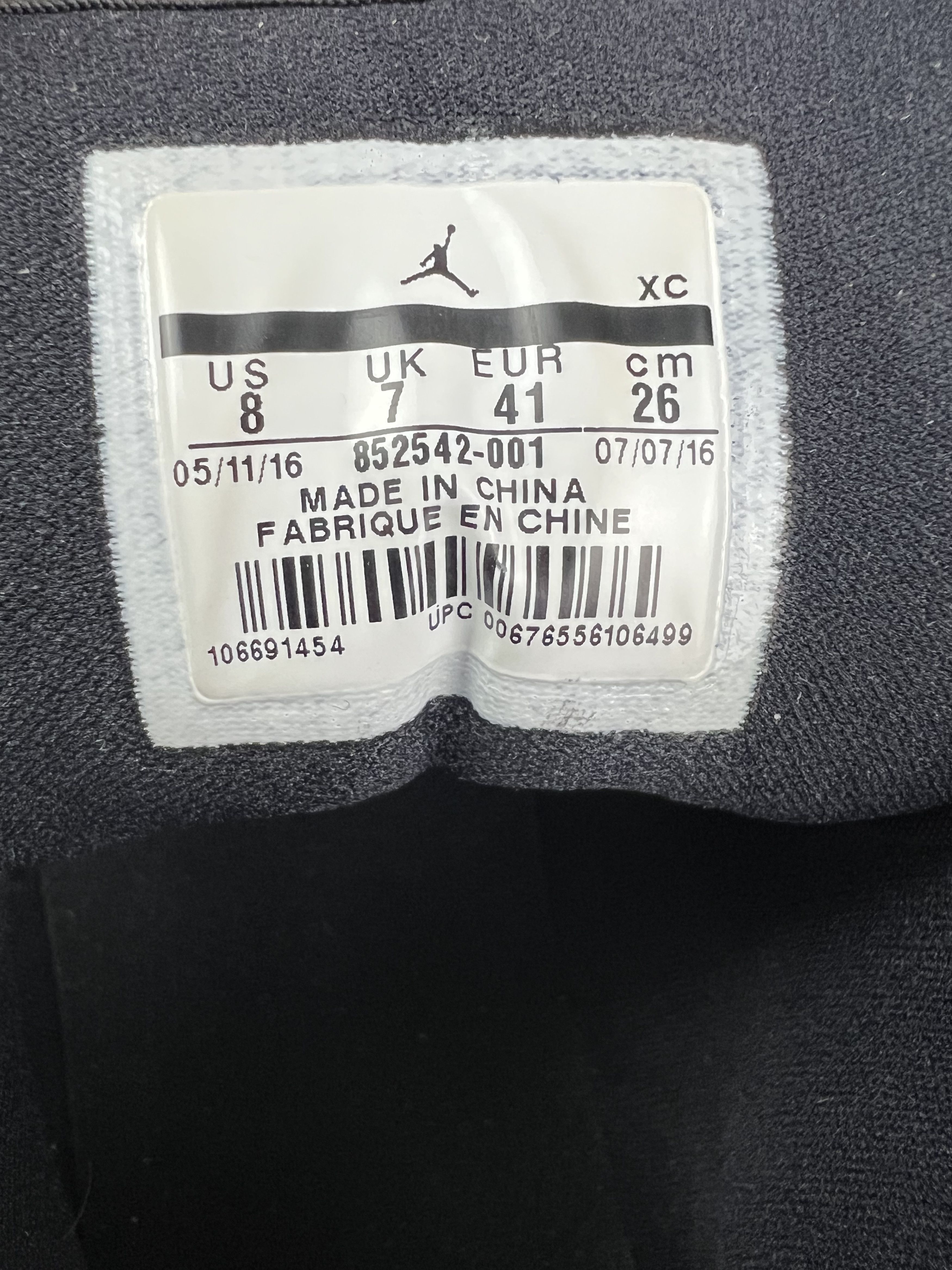 Jordan Brand 2016 Jordan 1 High Top Basketball Shoes Size US 8 / EU 41 - 8 Thumbnail