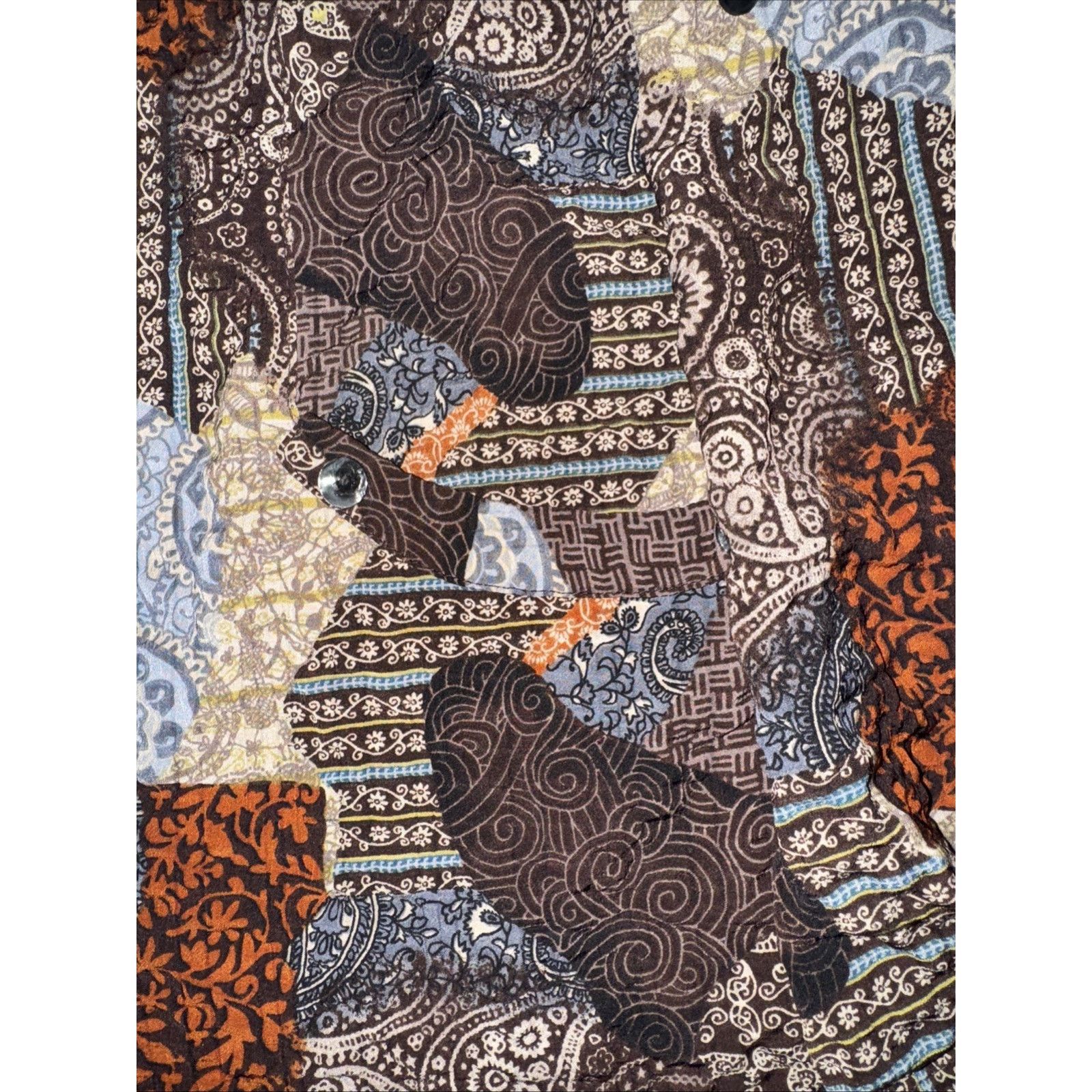 Vintage Korean Boutique Paisley Patchwork Button Down Shirt L 21x27 Size US L / EU 52-54 / 3 - 2 Thumbnail