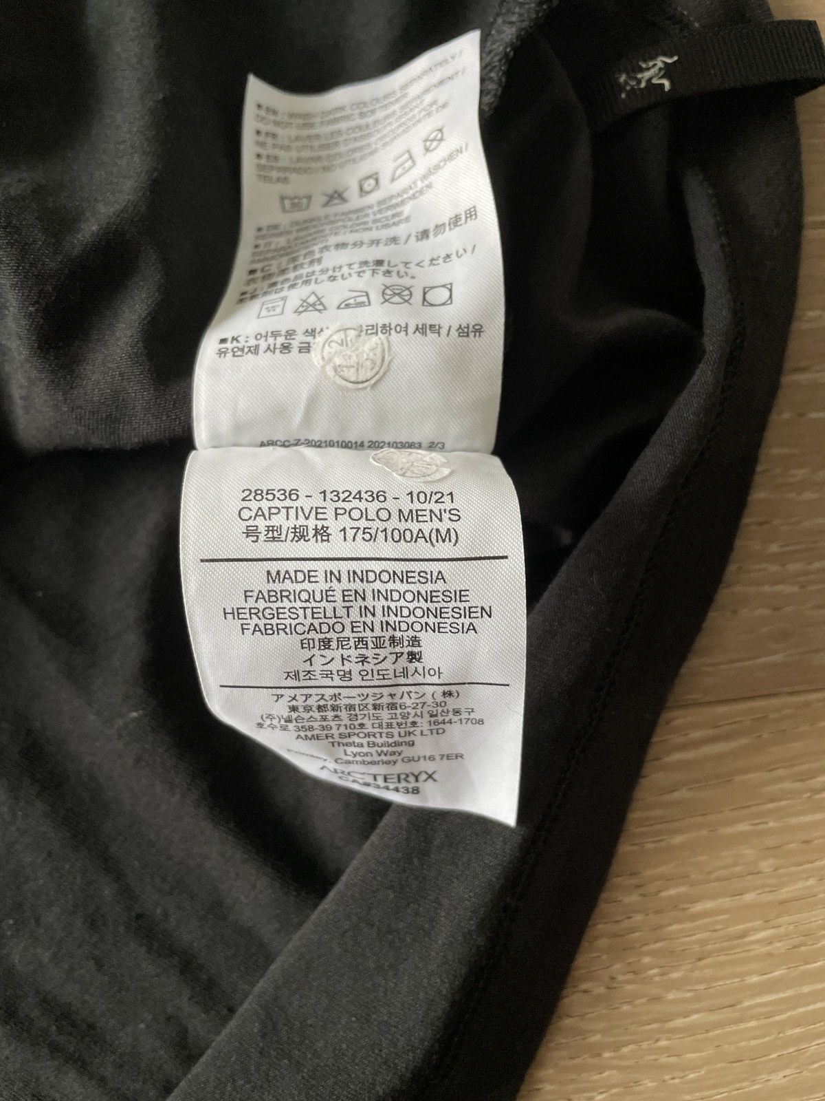 Arc'teryx Arcteryx Captive Polo Shirt Size US M / EU 48-50 / 2 - 3 Thumbnail