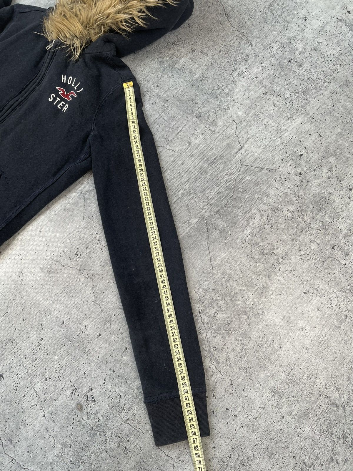 Hollister Y2K HOLLISTER FUR ZIP HOODIE IFSIXWASNINE LGB STYLE Size S / US 4 / IT 40 - 12 Thumbnail