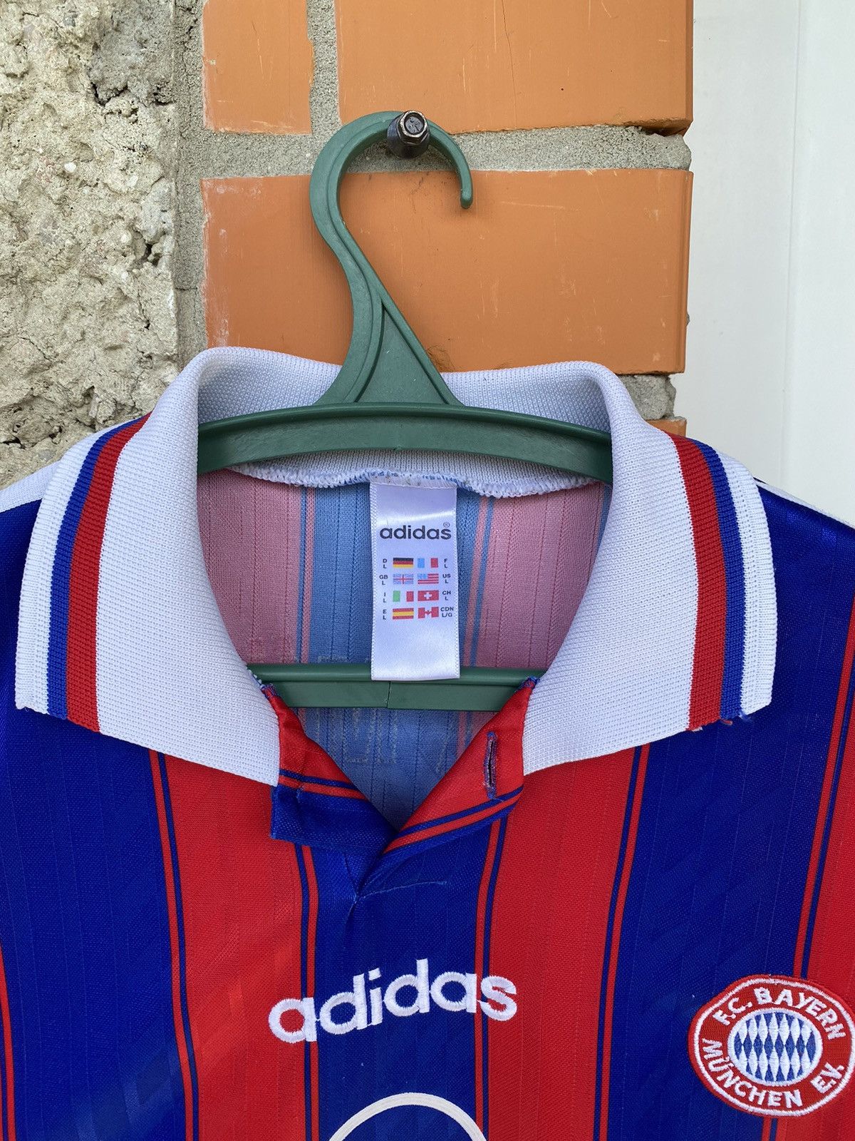 Adidas × Vintage 90s Bayern Munich Adidas Vintage Soccer Jersey Football Size US L / EU 52-54 / 3 - 2 Thumbnail