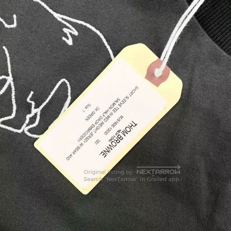 Thom Browne Thom Browne Baburin embroidery short sleeves Size US S / EU 44-46 / 1 - 6 Thumbnail