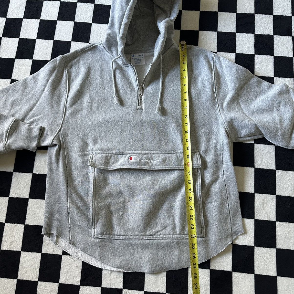 Champion Gray Champion Quarter Zip Hoodie Size US M / EU 48-50 / 2 - 5 Thumbnail