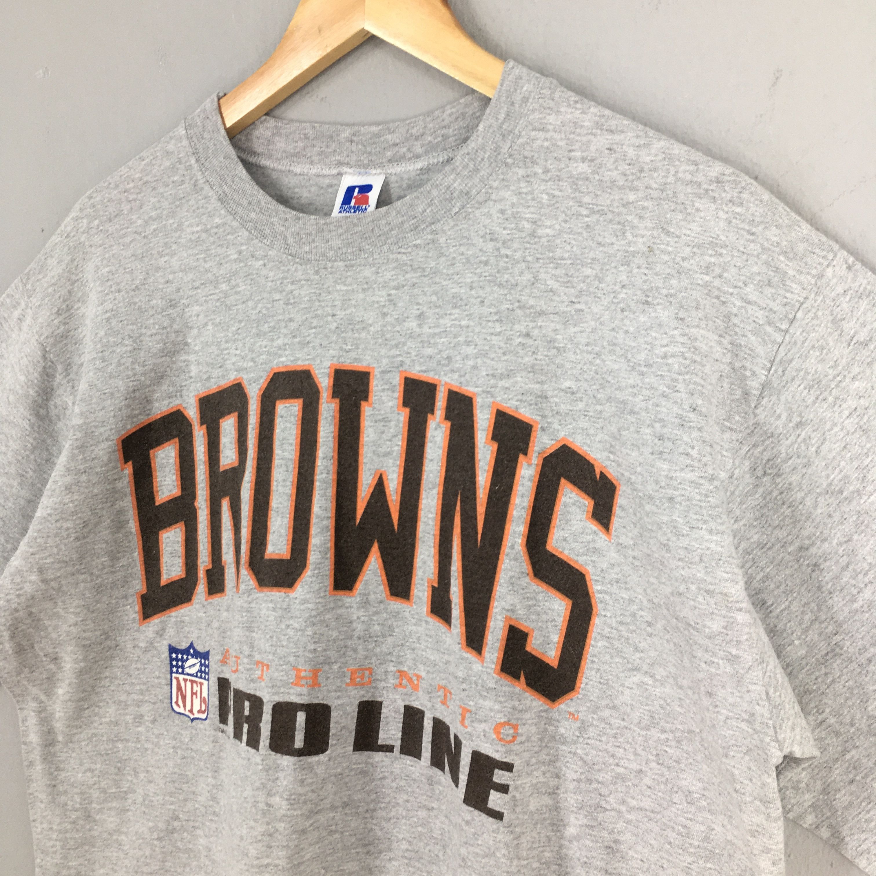 NFL × Russell Athletic Vintage 90s Cleveland Browns Rugby NFL Tshirt Large Size US L / EU 52-54 / 3 - 3 Thumbnail