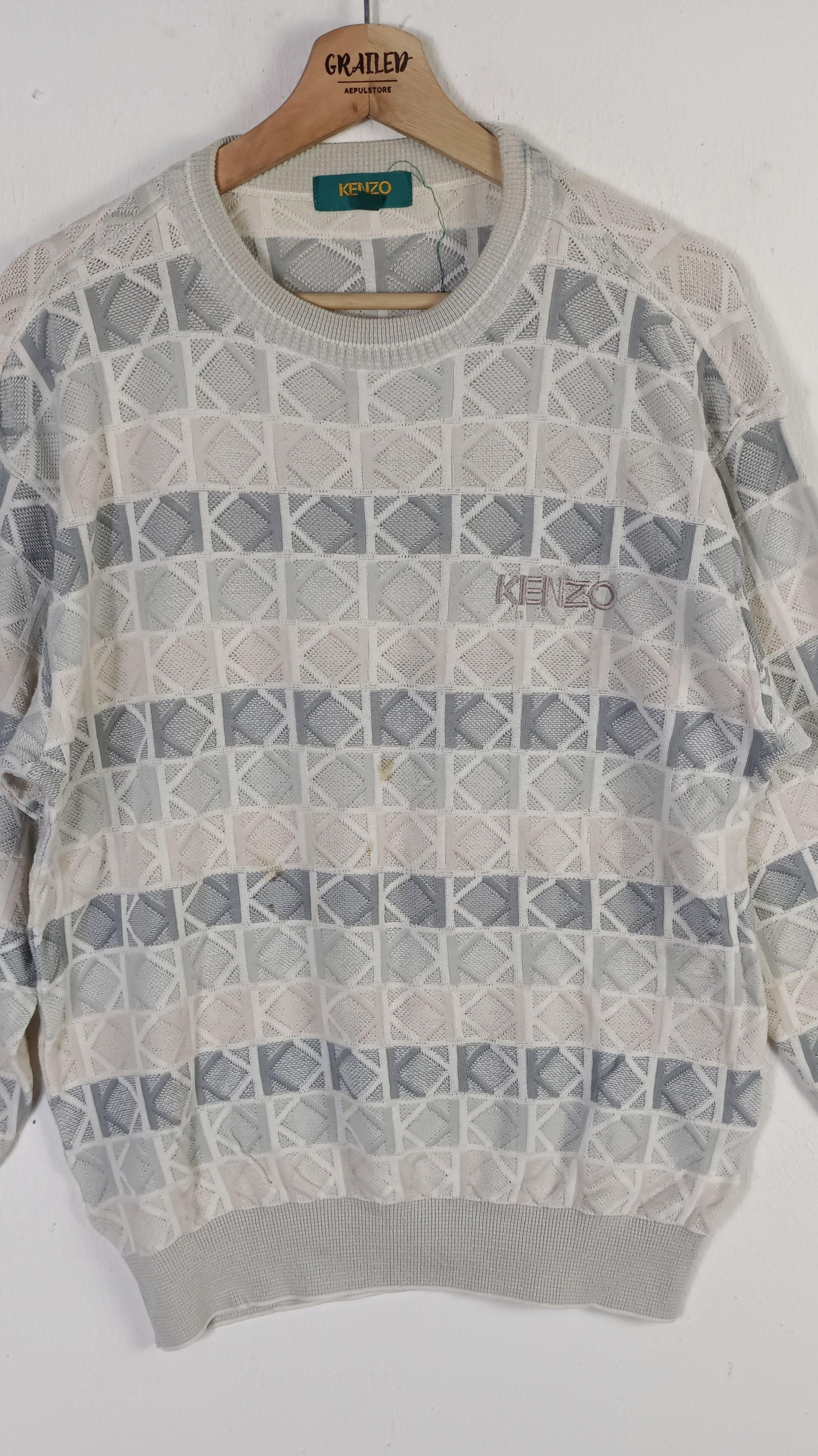 Japanese Brand × Kenzo Vintage💥 Kenzo Golf Men Sweatshirt Size US L / EU 52-54 / 3 - 3 Thumbnail