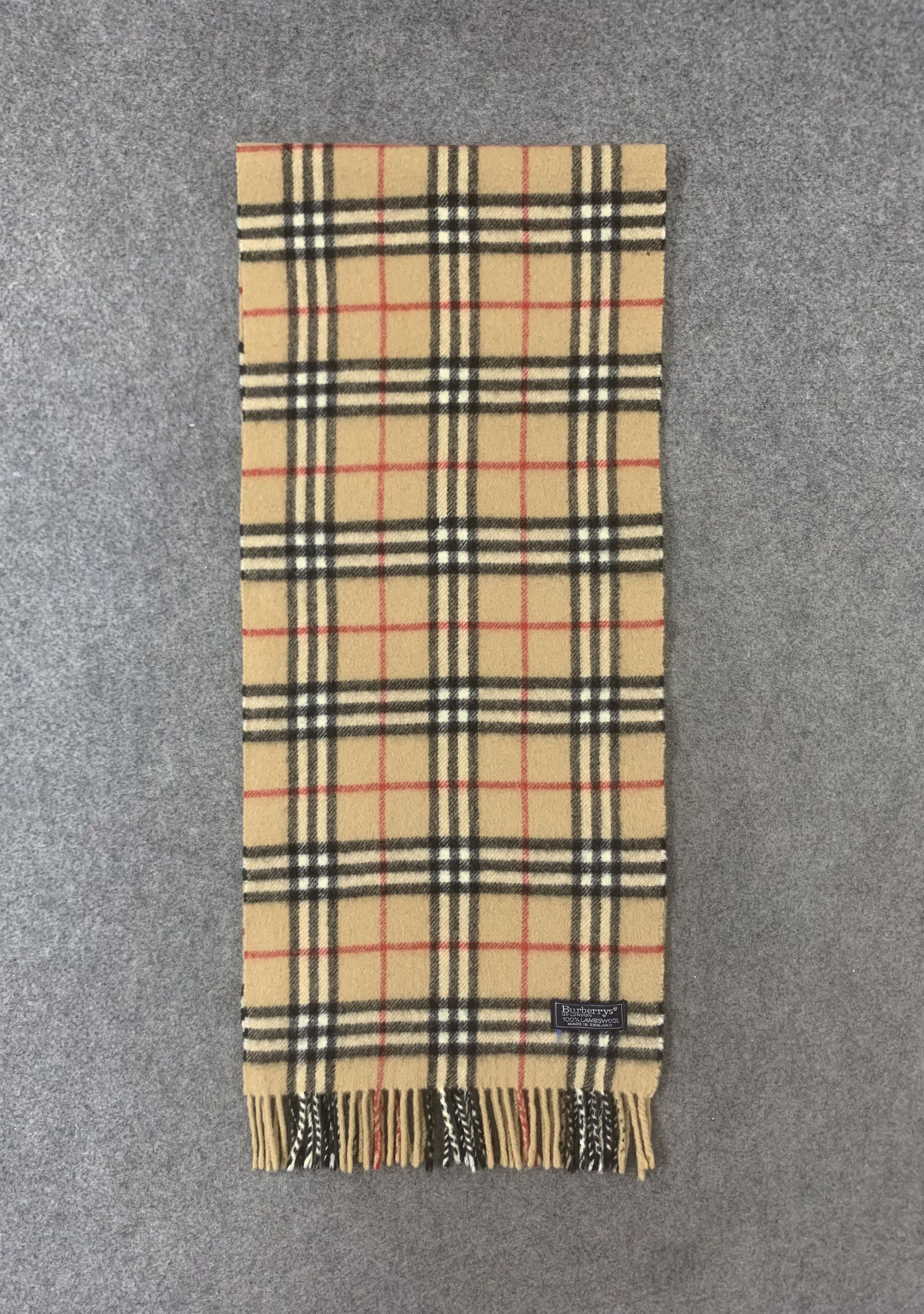 Burberry Burberry Scarf Wool Muffler Neck Wrap BL9262 Size ONE SIZE - 2 Thumbnail