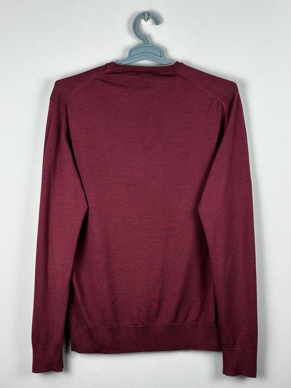 Eleventy Eleventy Paris Luxury Silk Wool Burgundy Sweater Size US XL / EU 56 / 4 - 13 Thumbnail