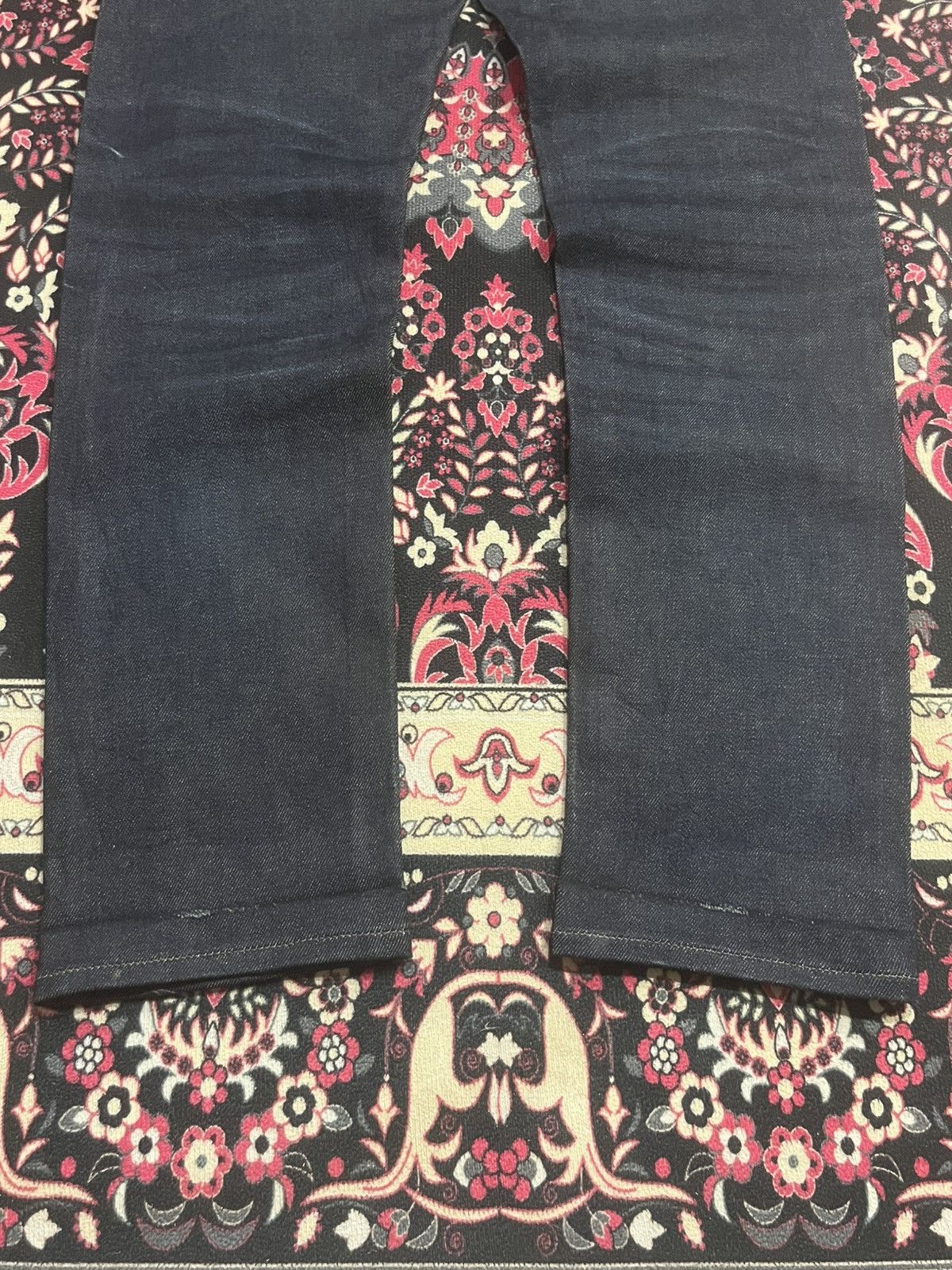 Lemaire × Uniqlo Vintage Uniqlo Raw Kaihara Denim Slim Straight Selvedge Jean Size US 33 - 10 Thumbnail