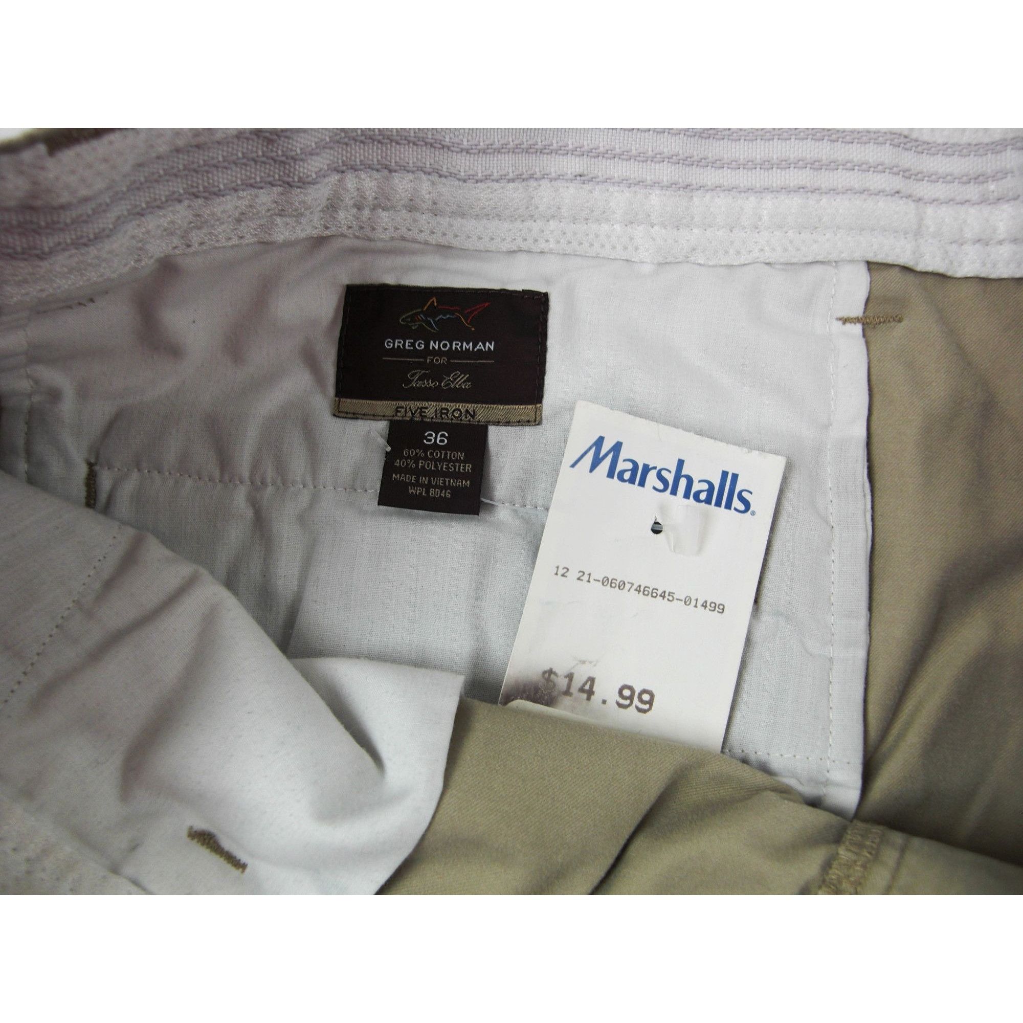 Greg Norman Greg Norman Tan Men’s Cargo Shorts Size 36 Tan with Side Poc Size US 36 / EU 52 - 3 Thumbnail
