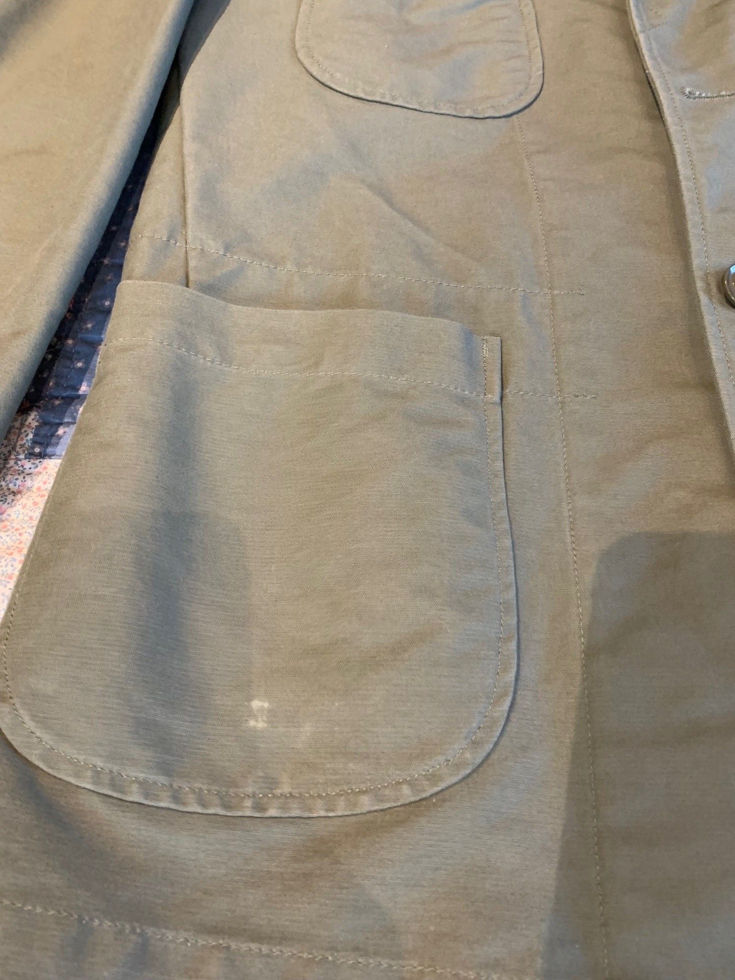 Engineered Garments EG Bedford Olive Sports Coat Size 40R - 4 Thumbnail