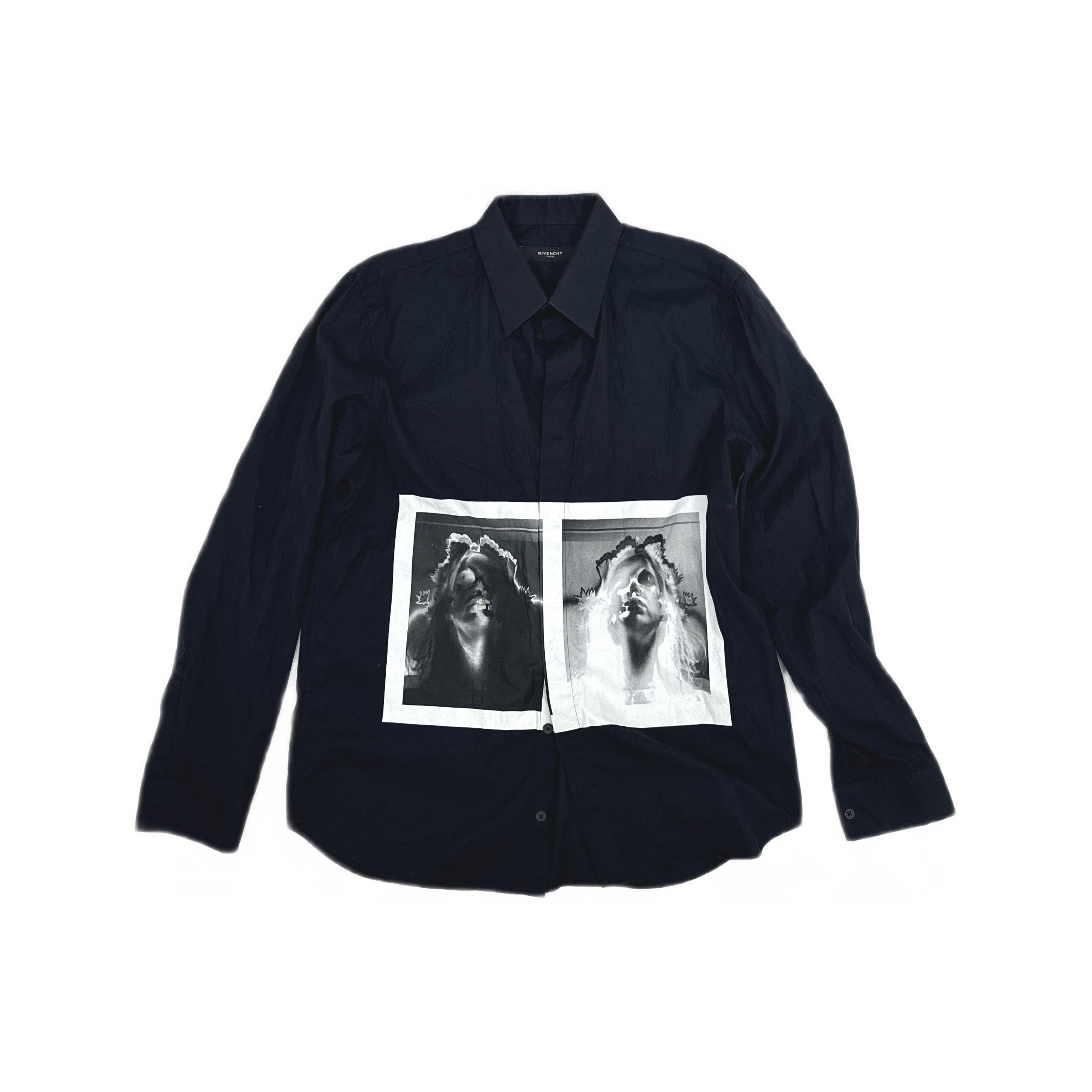 Givenchy Givenchy Graphic Print Button Up Shirt Size L Size US XS / EU 42 / 0 - 1 Thumbnail