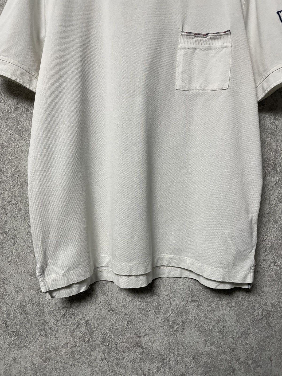 Moncler Gamme Bleu Moncler Gamme Bleu White T-Shirt With Pocket Size US M / EU 48-50 / 2 - 3 Thumbnail