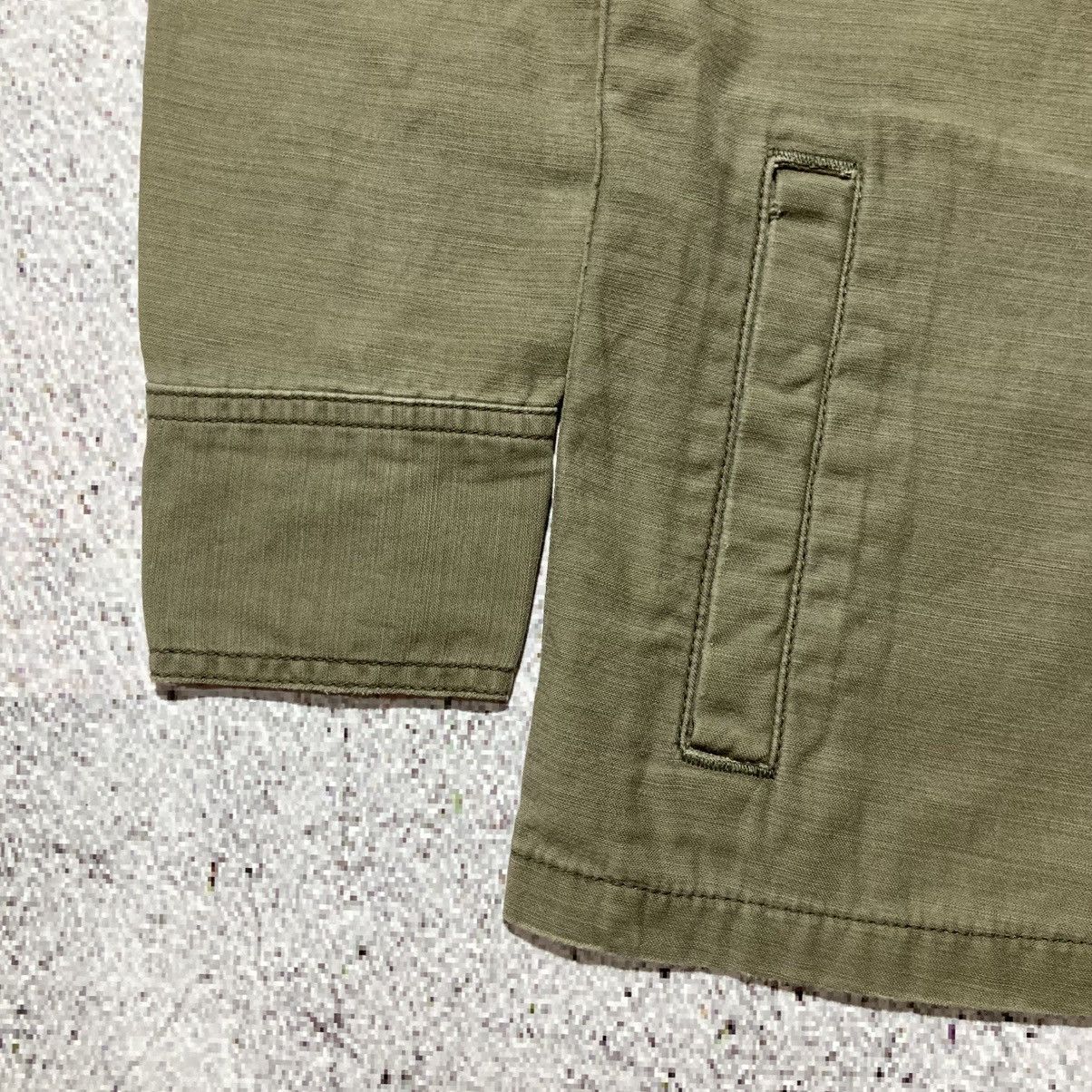 Japanese Brand 🇯🇵 Remi Relief Japan Workshirt Double Pocket Military Green Size US XS / EU 42 / 0 - 8 Thumbnail