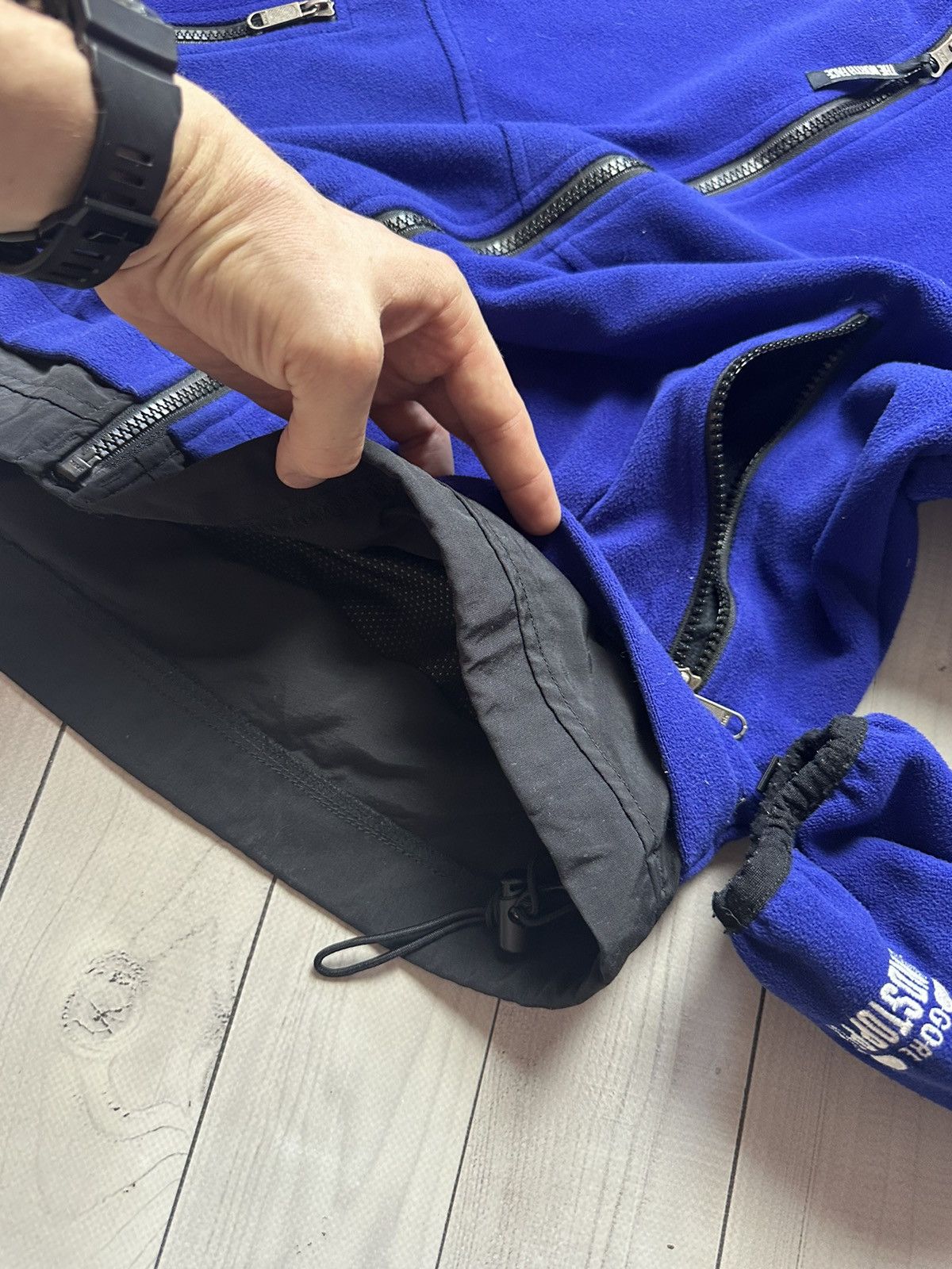 The North Face Vintage fleece jacket The North Face logo blue rare M Size US M / EU 48-50 / 2 - 7 Thumbnail