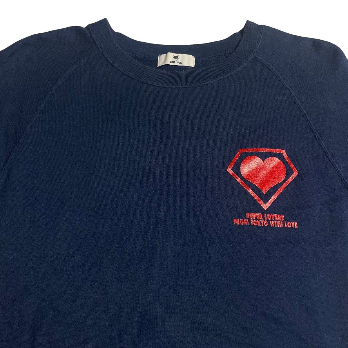 20471120 × Beauty Beast VINTAGE SUPER LOVERS TOKYO NEW WAVE SHORT SLEEVE SWEATSHIRT Size US M / EU 48-50 / 2 - 6 Thumbnail