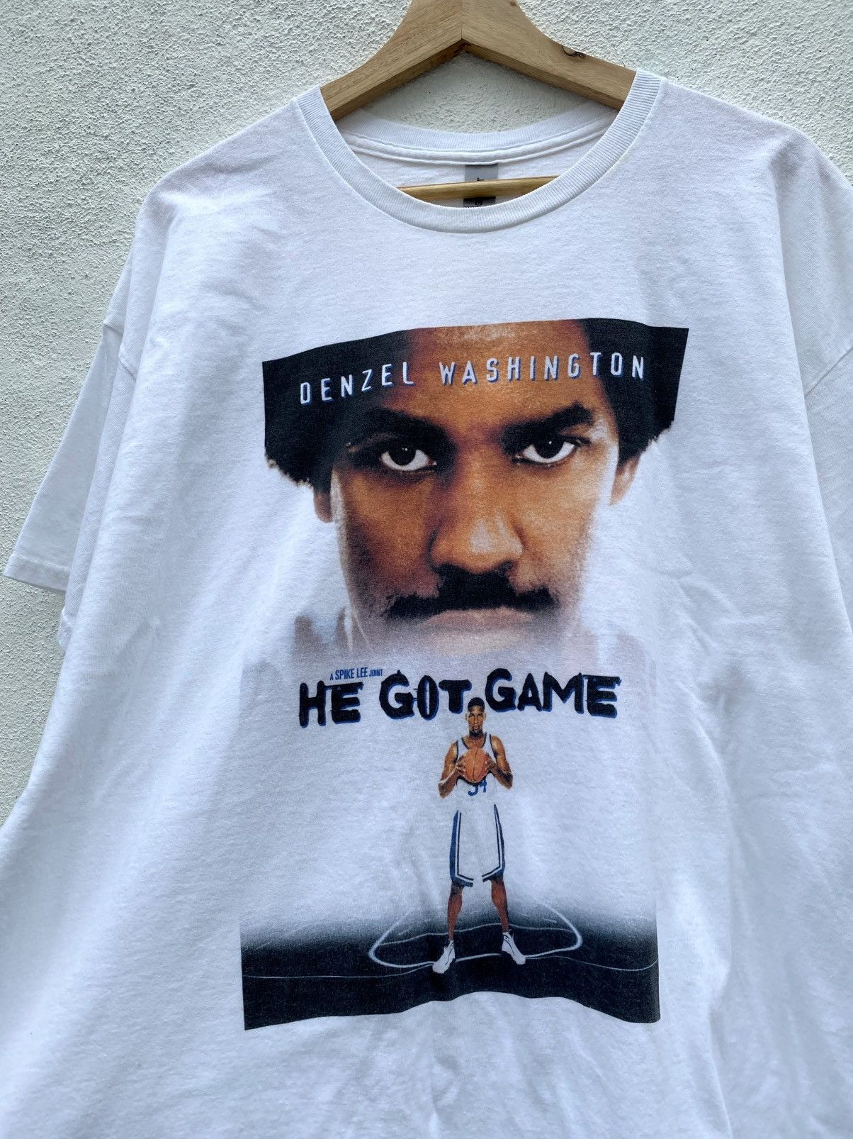 Vintage Movie Denzel Washington He Got Game Size US XL / EU 56 / 4 - 2 Thumbnail