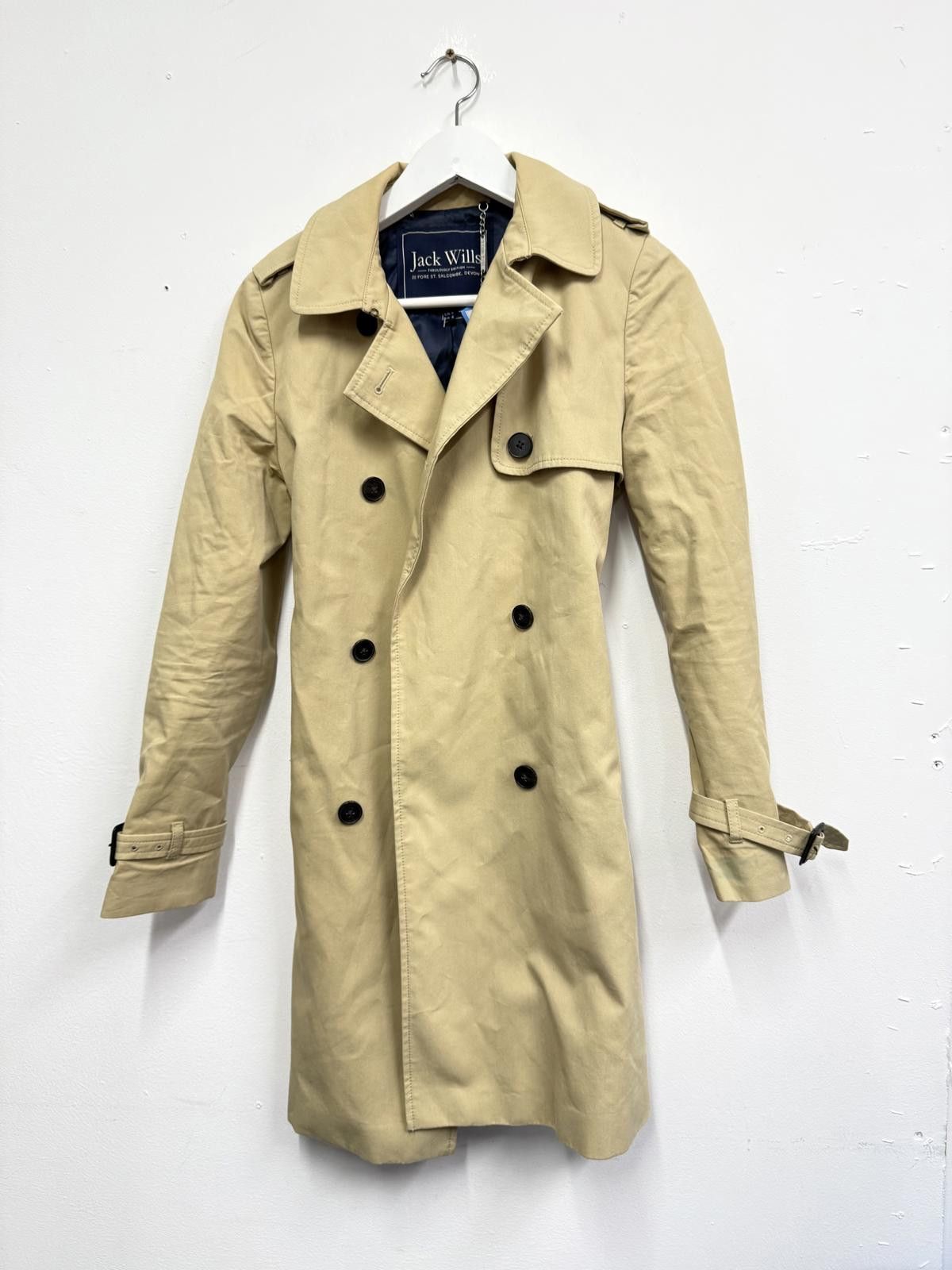 Jack Wills Jack Wills Classic Beige Trench Coat UK 8 / US 4 Size US S / EU 44-46 / 1 - 1 Thumbnail