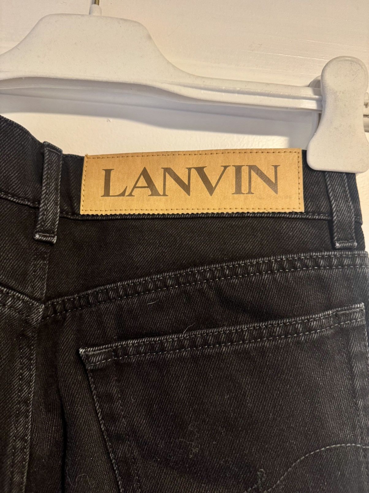 Gallery Dept. × Lanvin Lanvin X Gallery Dept. black straight jeans Size US 29 - 3 Thumbnail