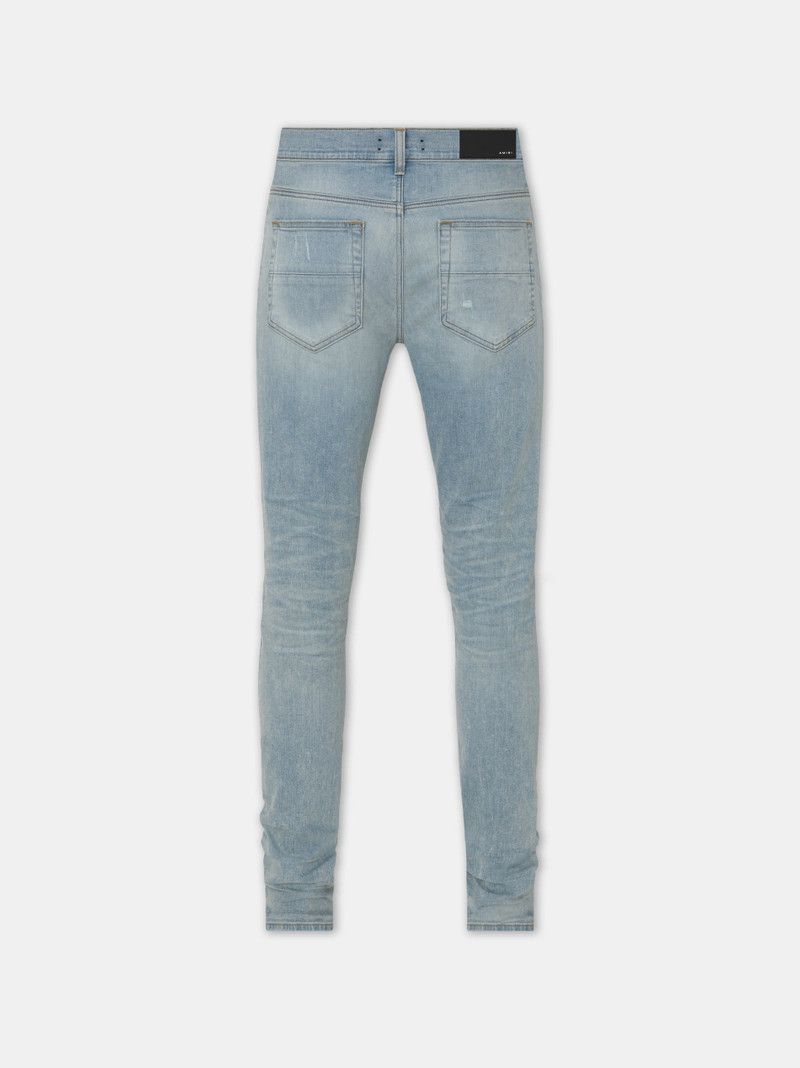 Amiri oc11z0526 Crystal Starburst MX1 Jeans in Indigo Size US 33 - 2 Thumbnail