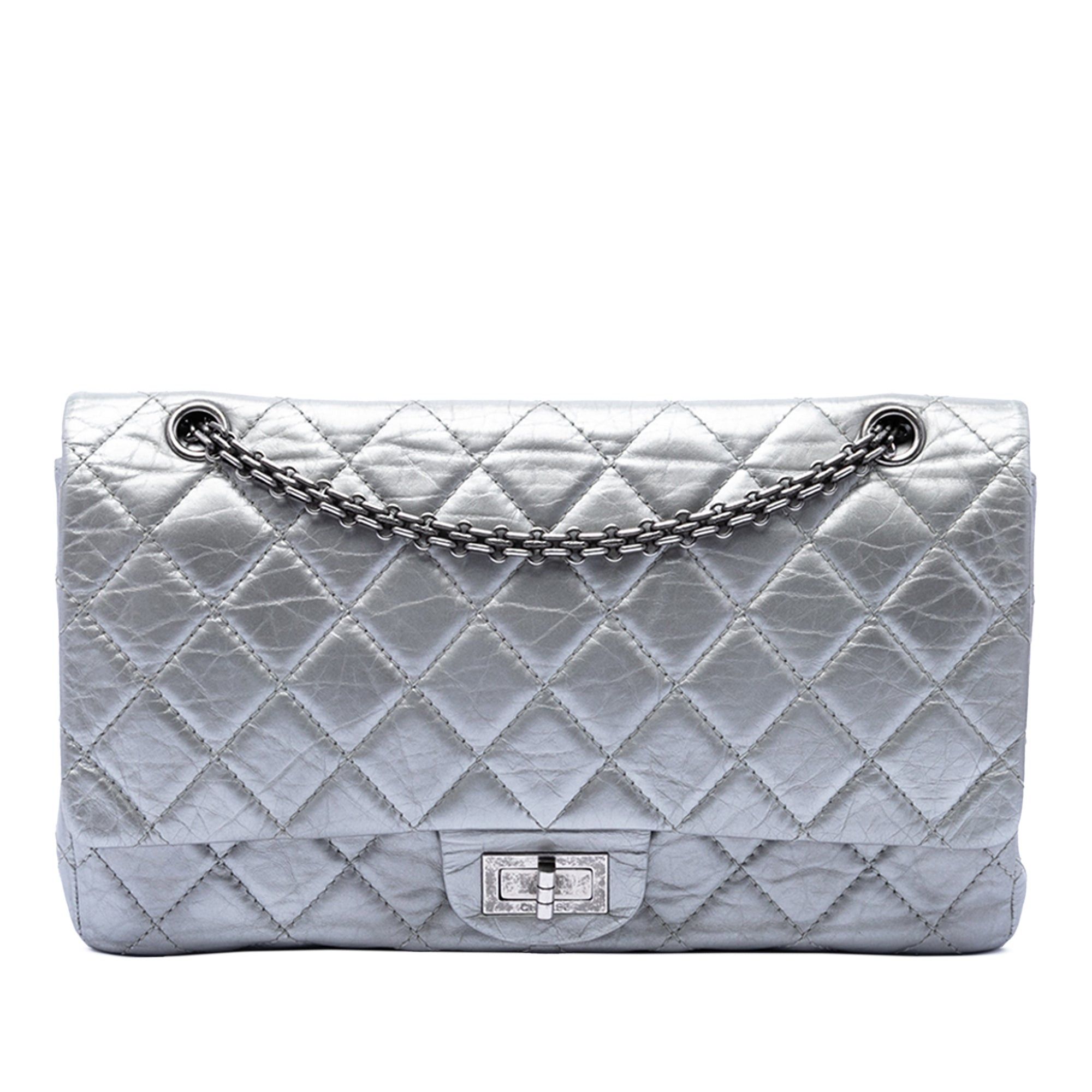 Chanel Quilted Metallic Aged Calfskin Reissue 2.55 Double Flap 227 Size ONE SIZE - 1 Thumbnail