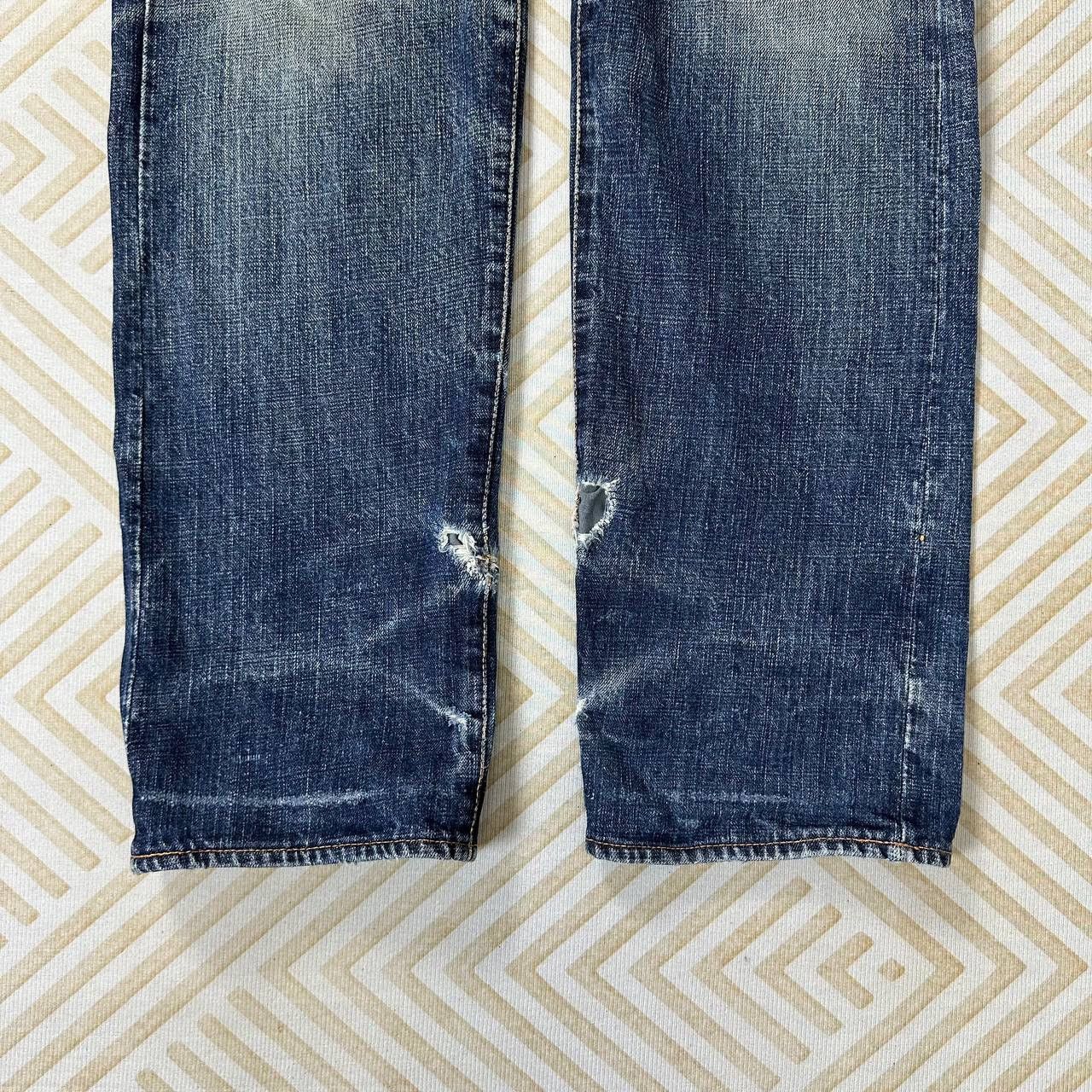 Evisu × Japanese Brand Distressed Carft & Co Yamani Jeans (waist 29-30) Evisu Style Size US 30 / EU 46 - 9 Thumbnail