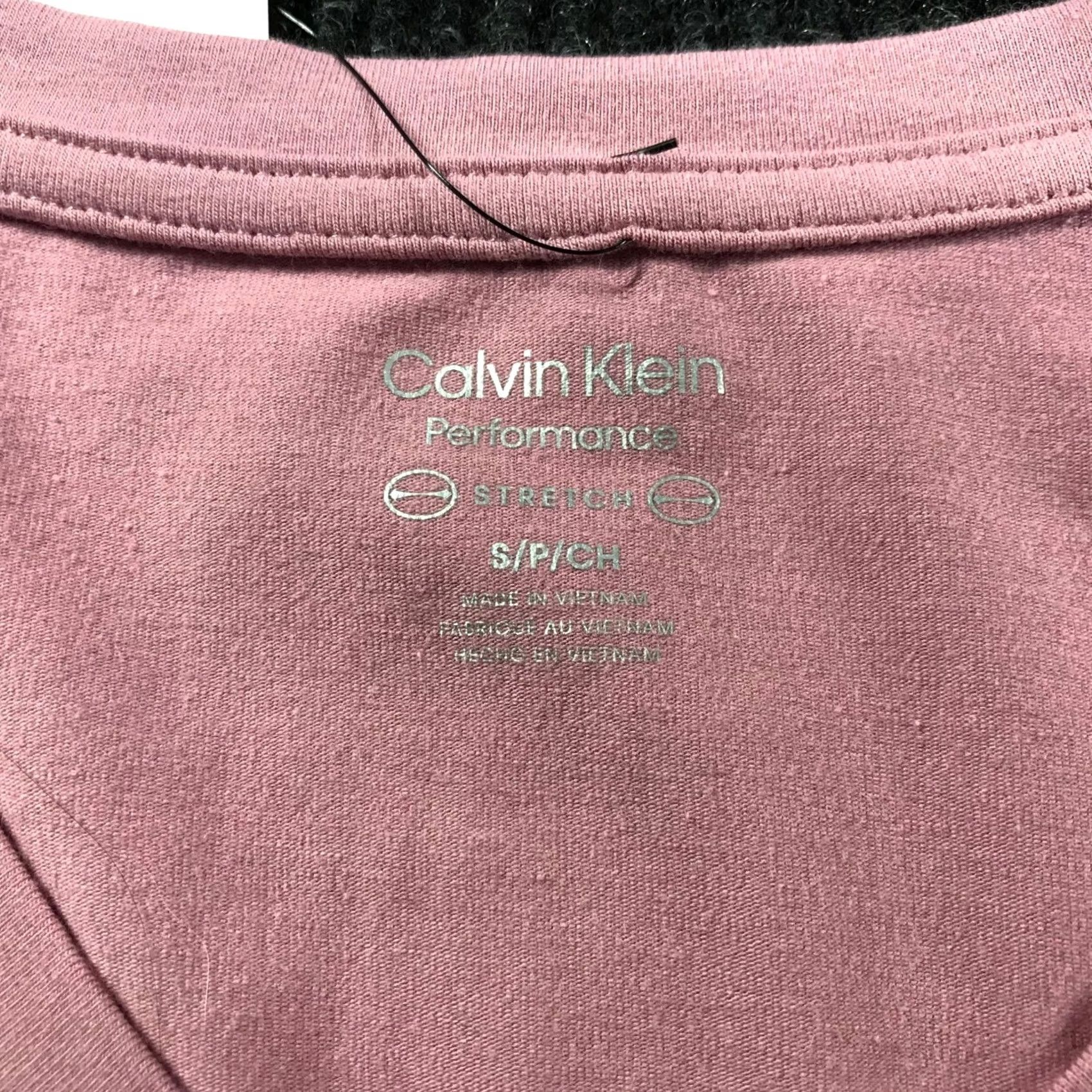 Calvin Klein Calvin Klein Performance Womens V-Neck Long Sleeve Tee Pink PFRT2347 S Size S / US 4 / IT 40 - 7 Thumbnail