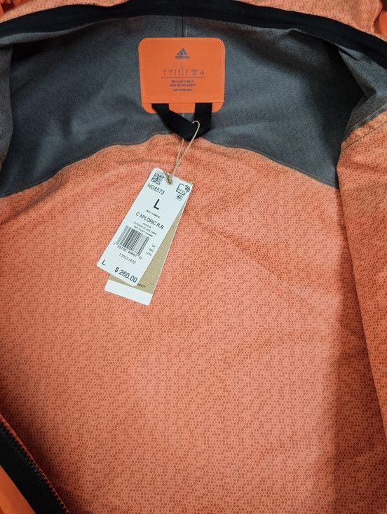 Adidas Adidas Terrex Xploric Rain.RDY City Jacket Orange Black Size US L / EU 52-54 / 3 - 7 Thumbnail