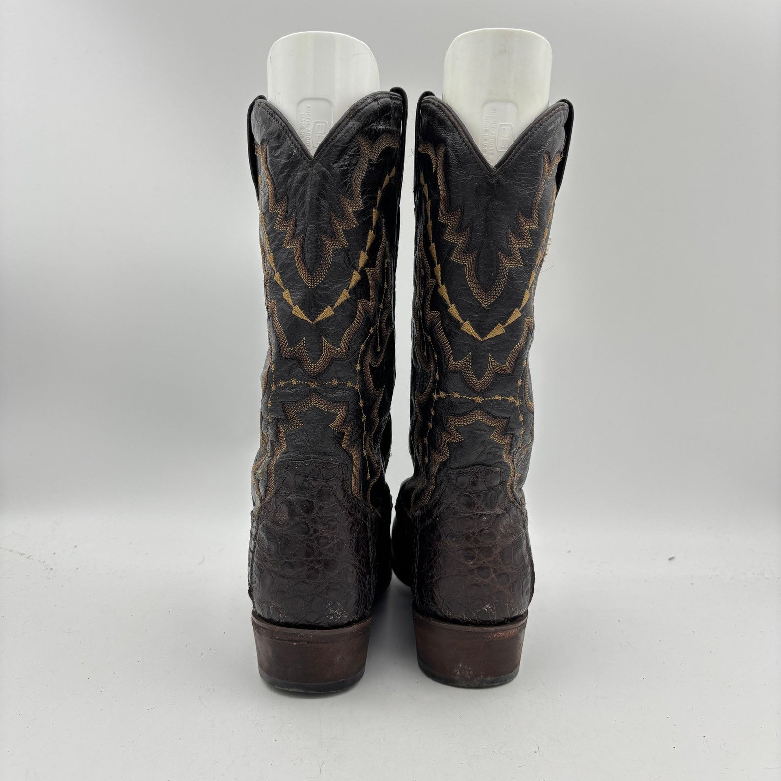 Dan Post DanPost Birmingham Caiman Leather Boots 10.5D Cowboy Western Size US 10.5 / EU 43-44 - 4 Thumbnail