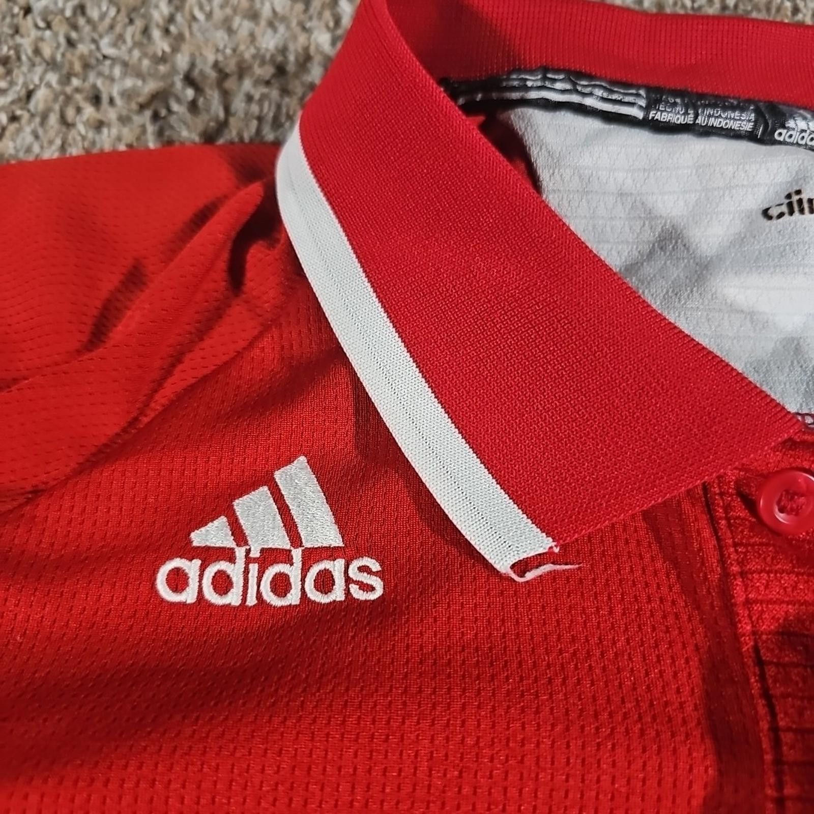 Adidas Adidas Climalite XL Wisconsin Badgers Polo Size ONE SIZE - 7 Thumbnail