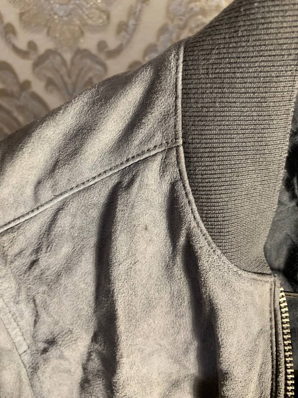 Allsaints × Vintage ALLSAINTS KEMBLE SUEDE LEATHER BOMBER MAN JACKET Y2K LUXURY Size US S / EU 44-46 / 1 - 11 Thumbnail