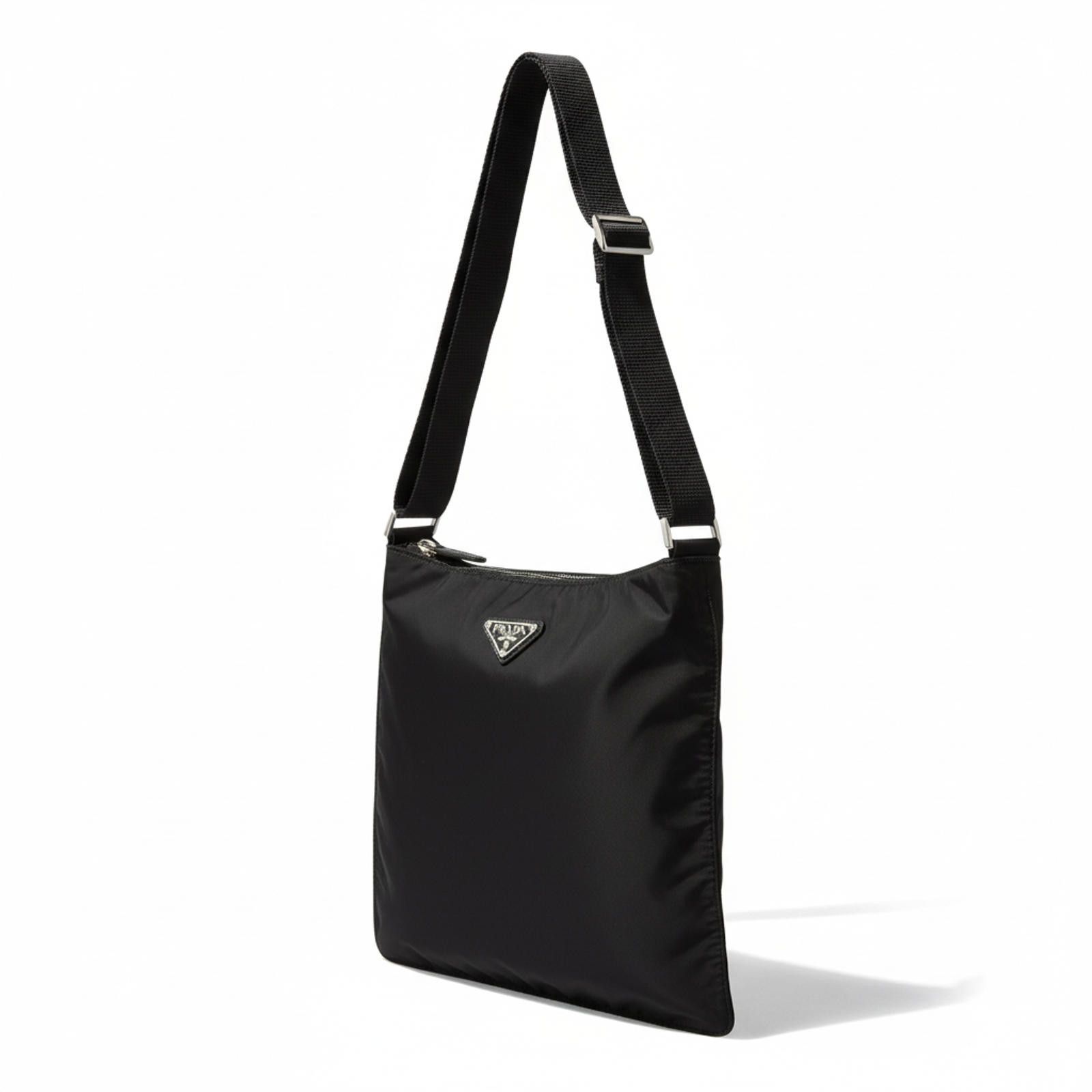 Prada Prada - Black Nylon Shoulder Bag Size ONE SIZE - 1 Thumbnail