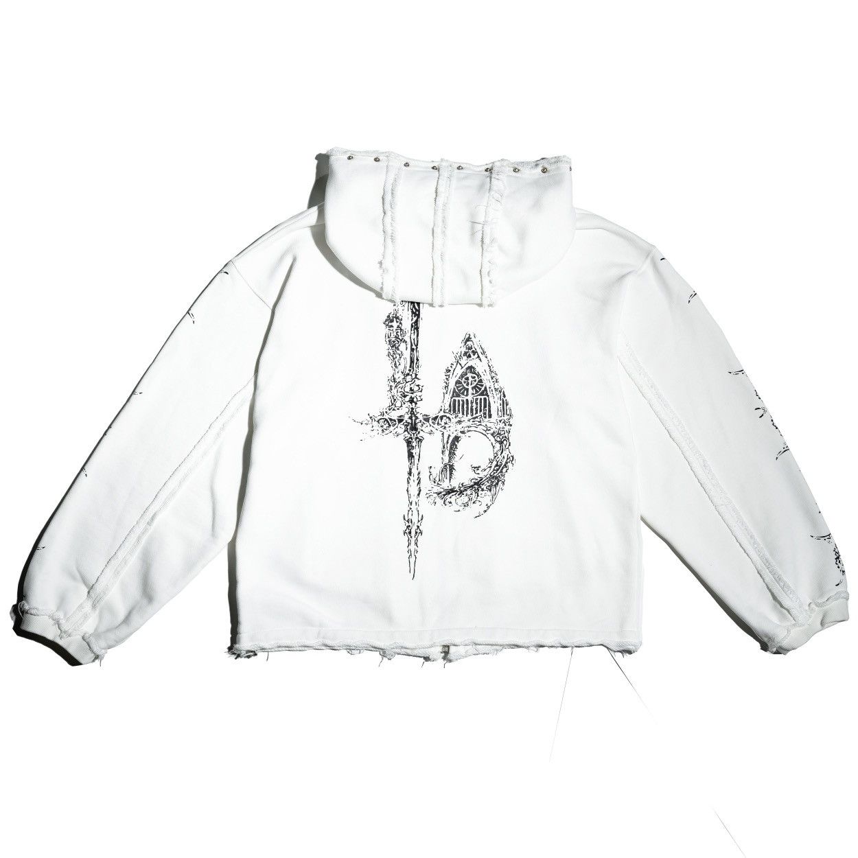 Thug Club Dragon Stud Zip-up Hoodie (Size 2) (Oversized) | Grailed