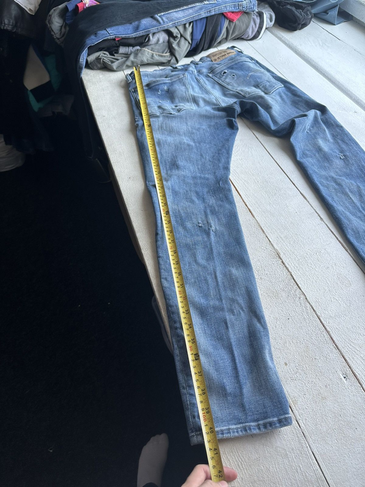 G-Star 🚨PUNK G STAR OPIUM SKINNY 96 BLUE MENS JEANS Y2k BIKER Size US 32 / EU 48 - 14 Thumbnail