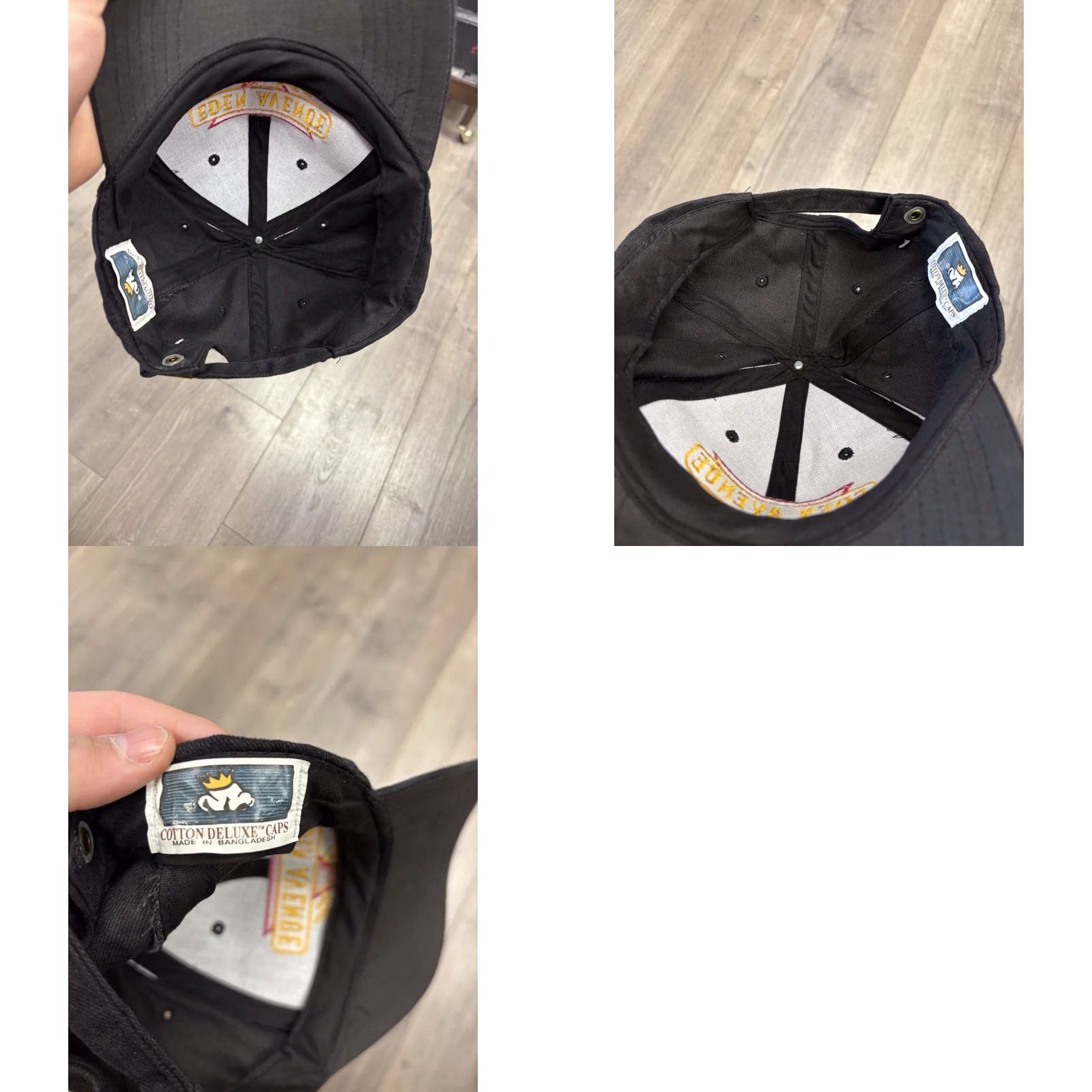 Avenue VINTAGE Eden Avenue Grill Hat Cap Black Cotton Deluxe Caps Food Baseball Cap Unisex Adults Size ONE SIZE - 9 Thumbnail