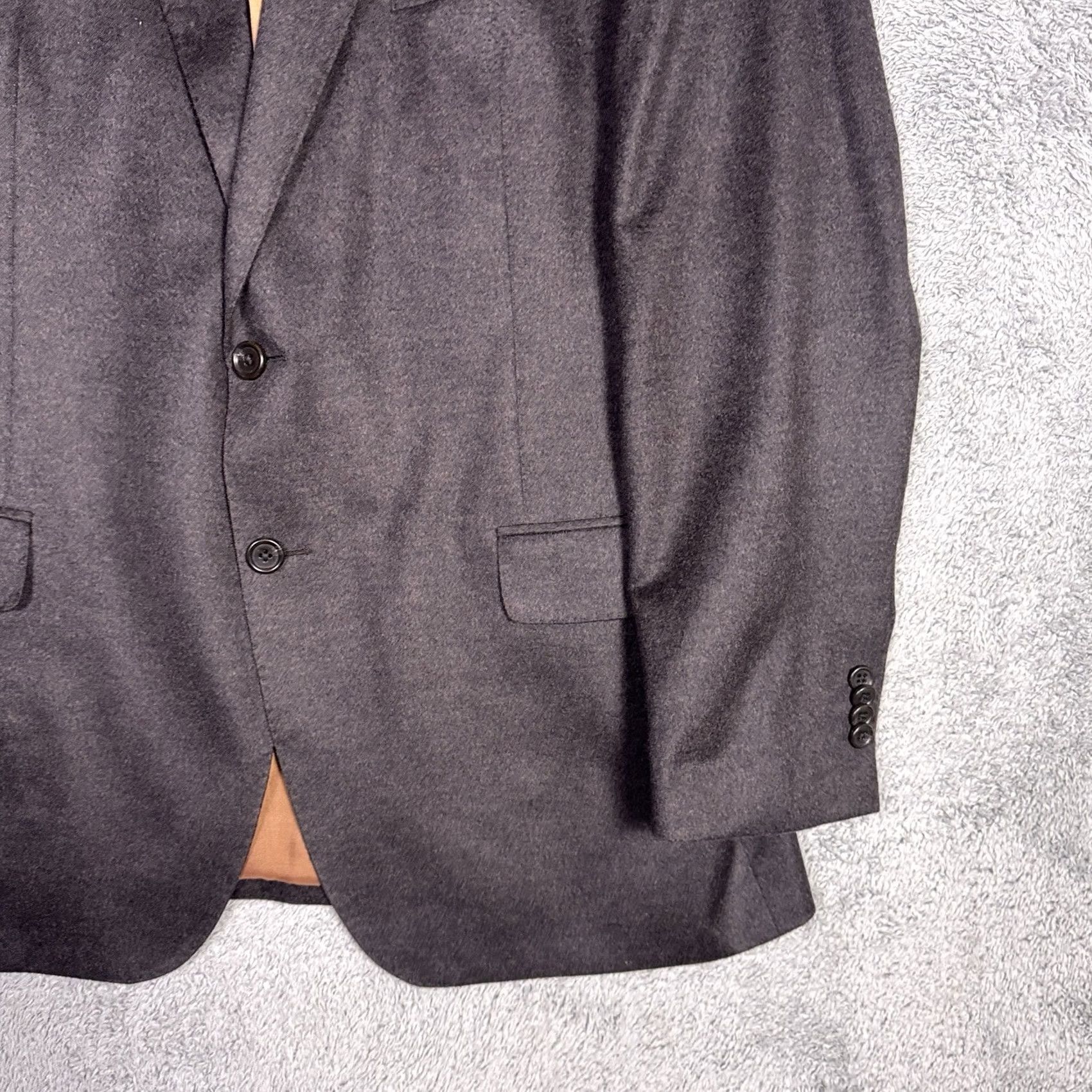 Vintage Versace Collection Blazer Mens 44R Paisley Cashmere Silk Notch Lapel Double-Vented Garden City USA Designer Jacket Blazer Jacket Coat Blazer Size 44R - 4 Thumbnail