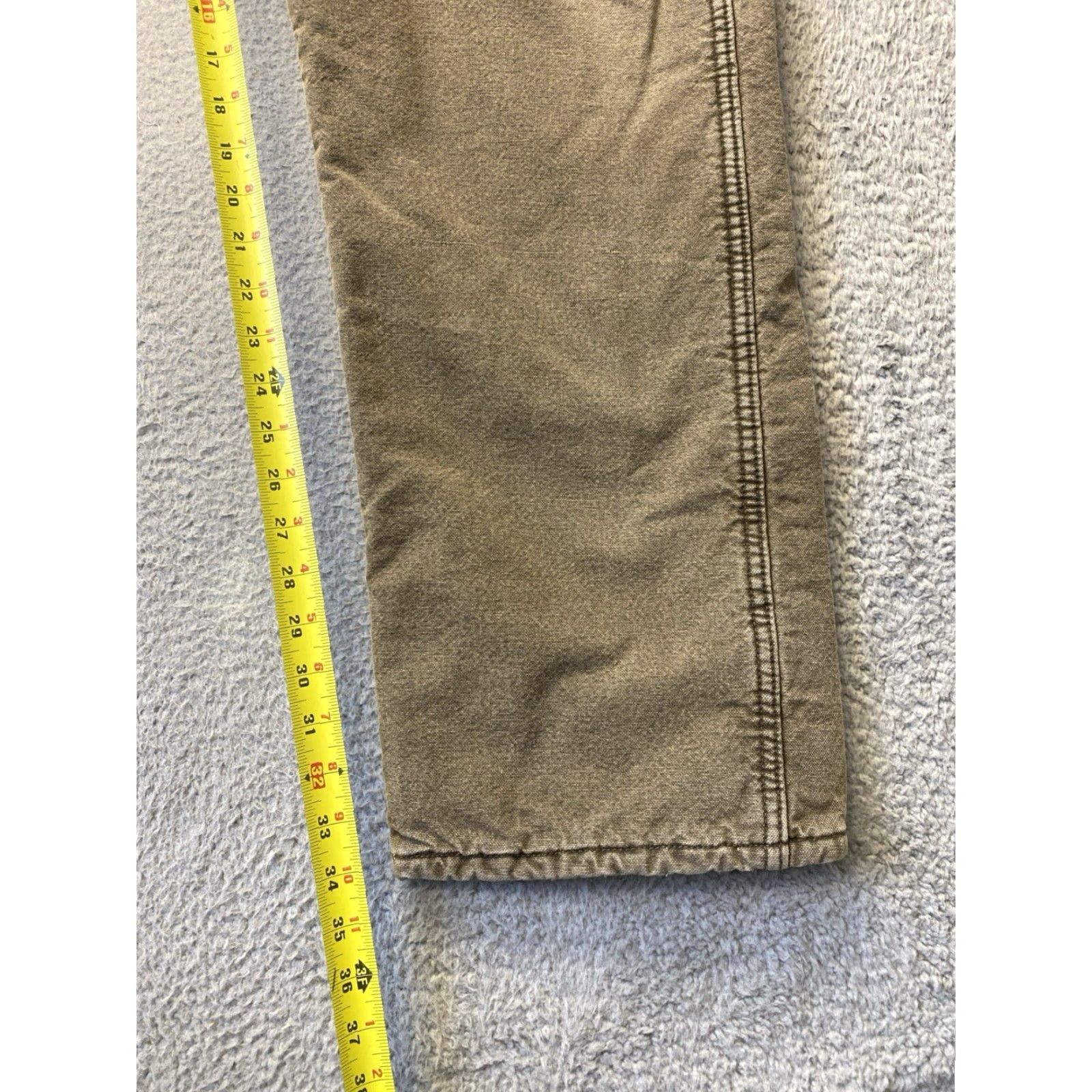 Wrangler VINTAGE Wrangler Rugged Wear Thermal Jeans Men 44x34 Brown Insulation (65 8) Size US 44 / EU 60 - 4 Thumbnail
