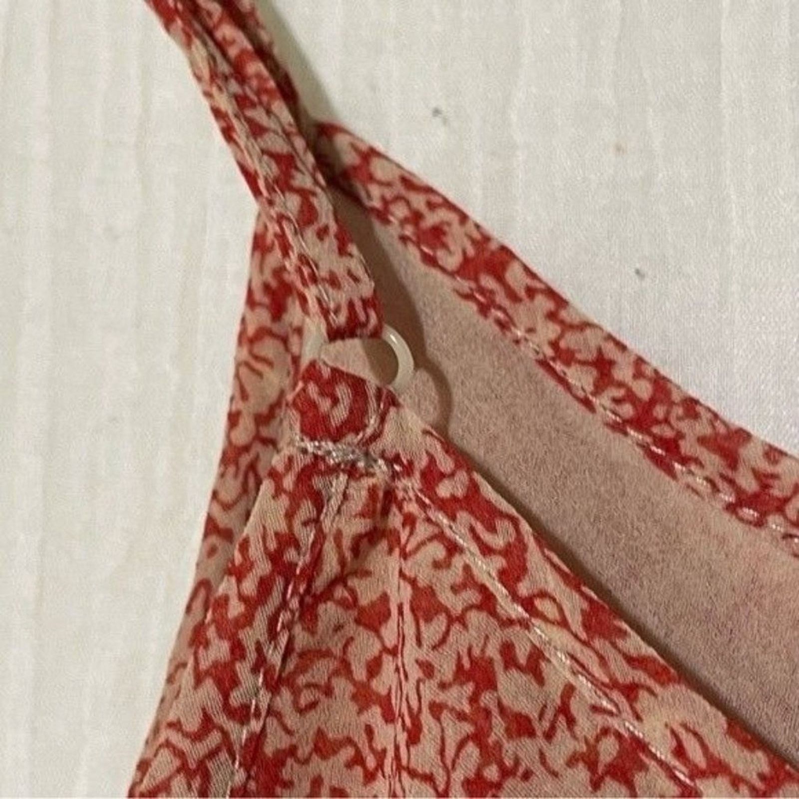 Other Cabi Tank Top Lined Flowy Ruffle Orange Adjustable Straps Size S / US 4 / IT 40 - 12 Thumbnail