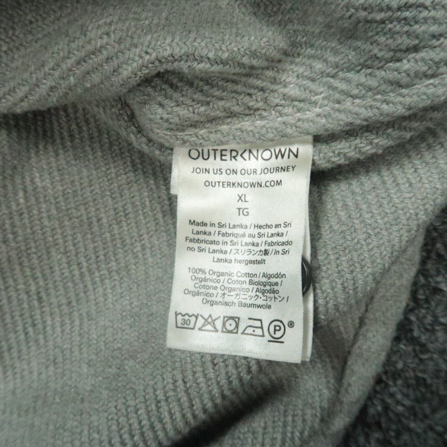 Outerknown VINTAGE Outerknown Shirt Mens Large Gray Blanket Flannel Long Sleeve Button Up Size US L / EU 52-54 / 3 - 4 Thumbnail