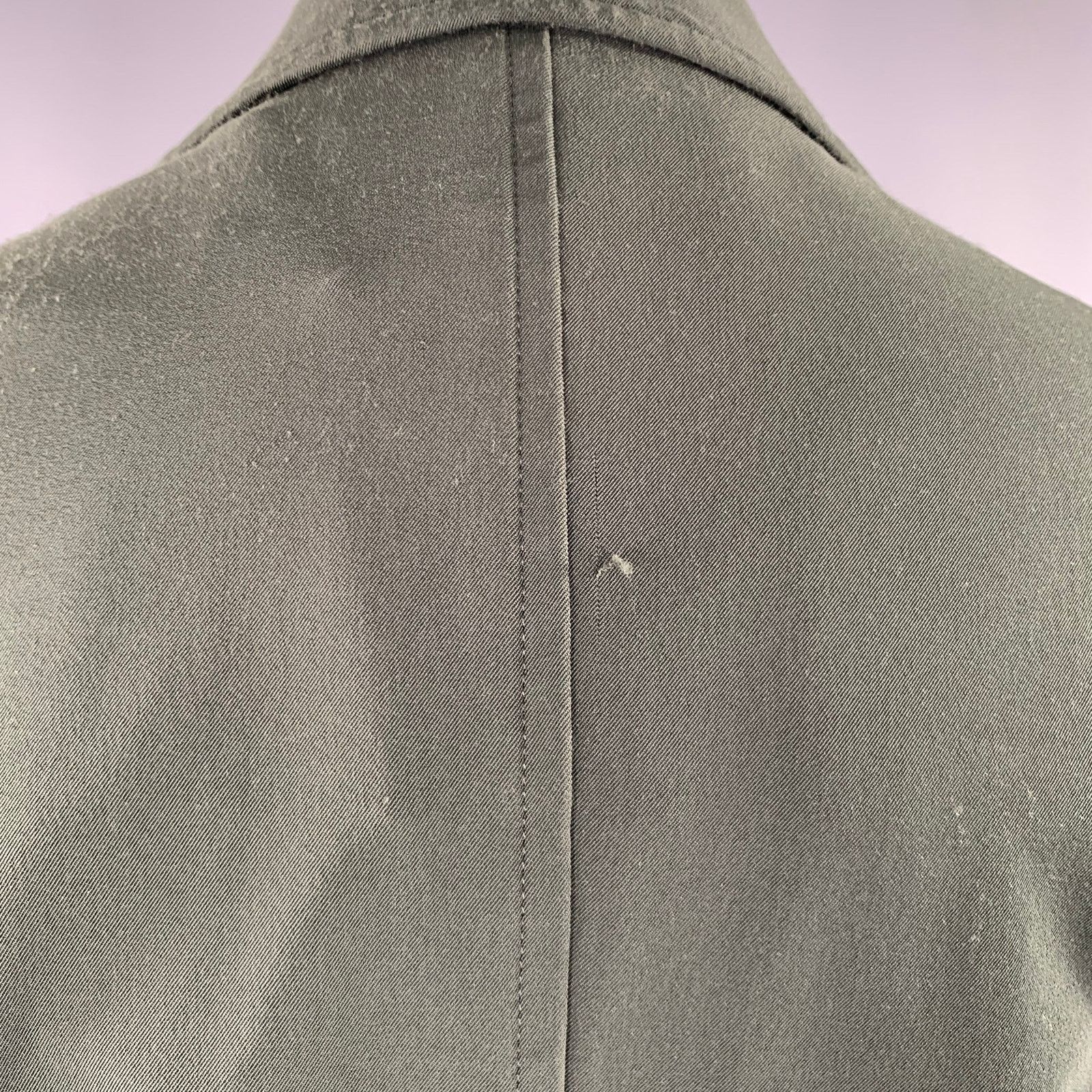 Issey Miyake ISSEY MIYAKE Size S Green Single Breasted Blazer Size S / US 4 / IT 40 - 4 Thumbnail