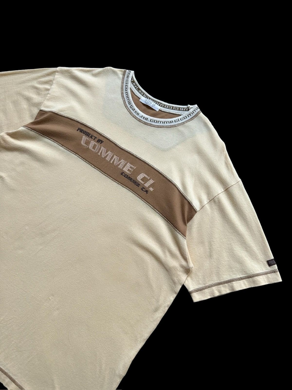 Comme Ca Ism 1980's Ca Est Ca by Comme Ci Comme Ca vintage tee Size US L / EU 52-54 / 3 - 4 Thumbnail