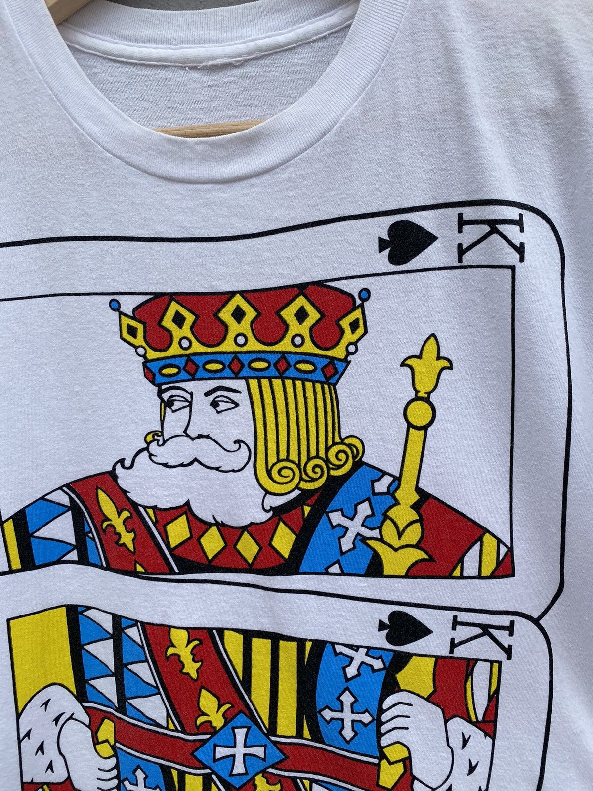 Japanese Brand × Vintage Vintage 80’s “KING OF SPADE ♠️” Poker Cards Japanese Graphic Size US M / EU 48-50 / 2 - 2 Thumbnail