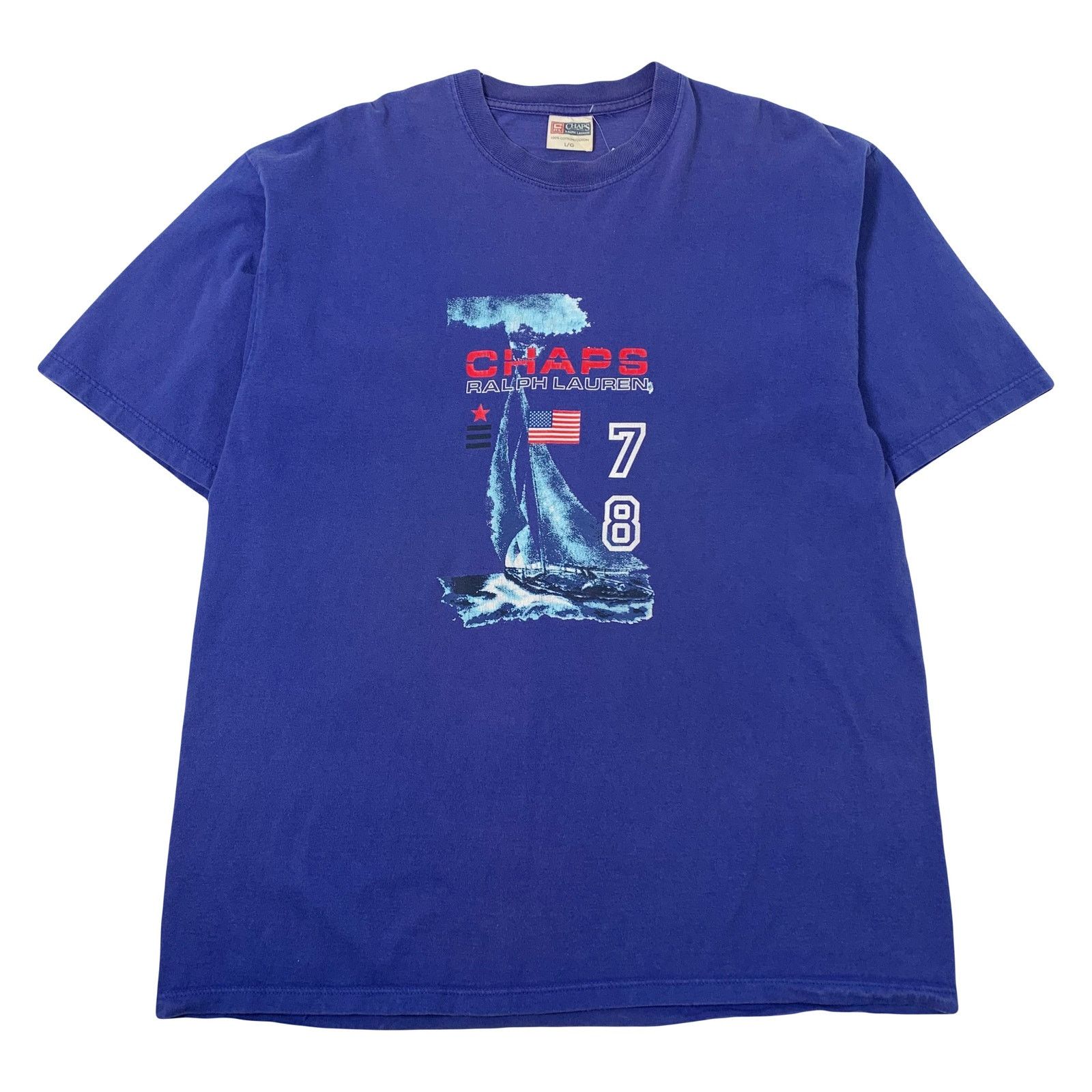 Chaps Ralph Lauren Vintage Chaps Ralph Lauren 78 Sailboat Tee L Size US L / EU 52-54 / 3 - 1 Thumbnail