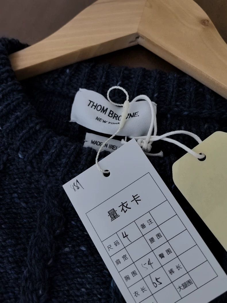 Thom Browne Thom Browne size4 Wool scalloped sweater Size US XL / EU 56 / 4 - 5 Thumbnail