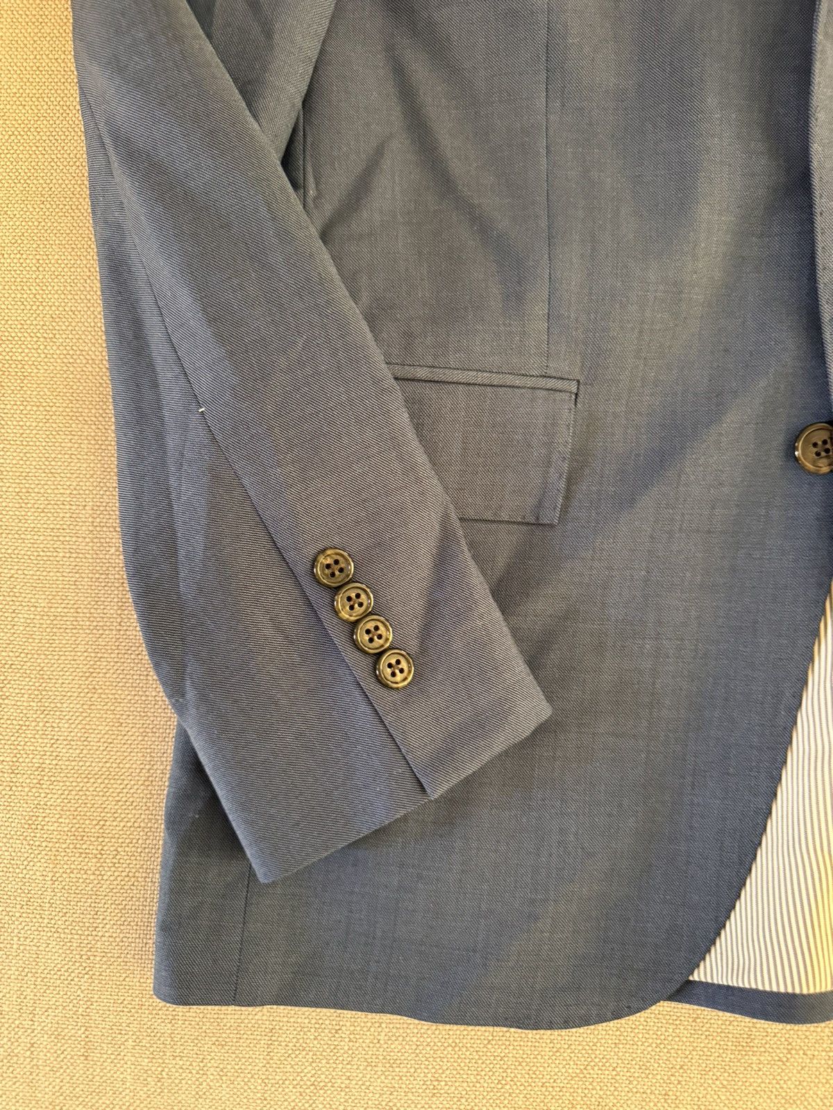Todd Snyder TODD SNYDER Sutton Fit Jacket in Navy 38 S $698 Size 38S - 2 Thumbnail