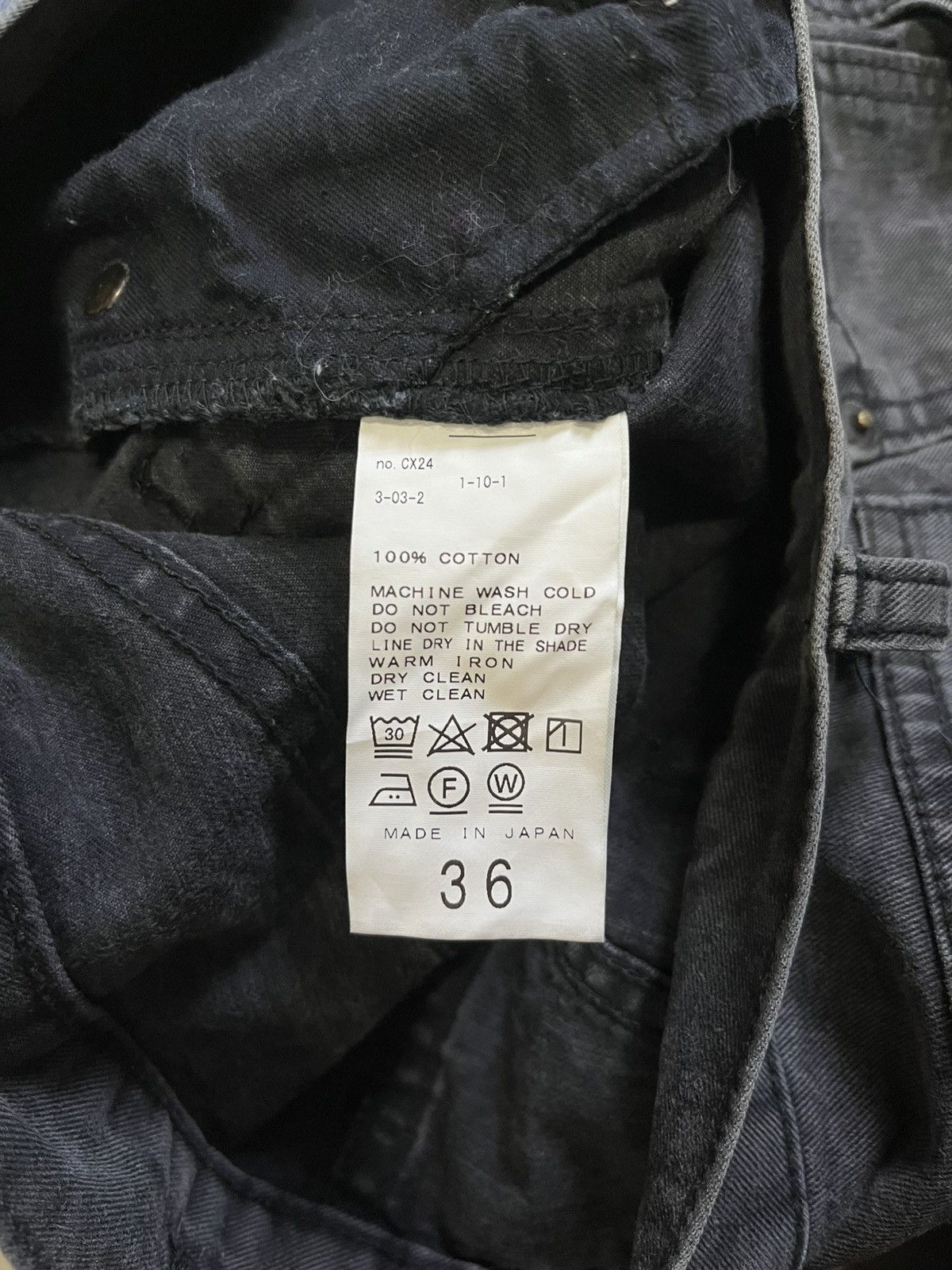 If Six Was Nine × Japanese Brand Black washed Flared Jeans wide fit // AP studio Japan brand Size US 29 - 3 Thumbnail