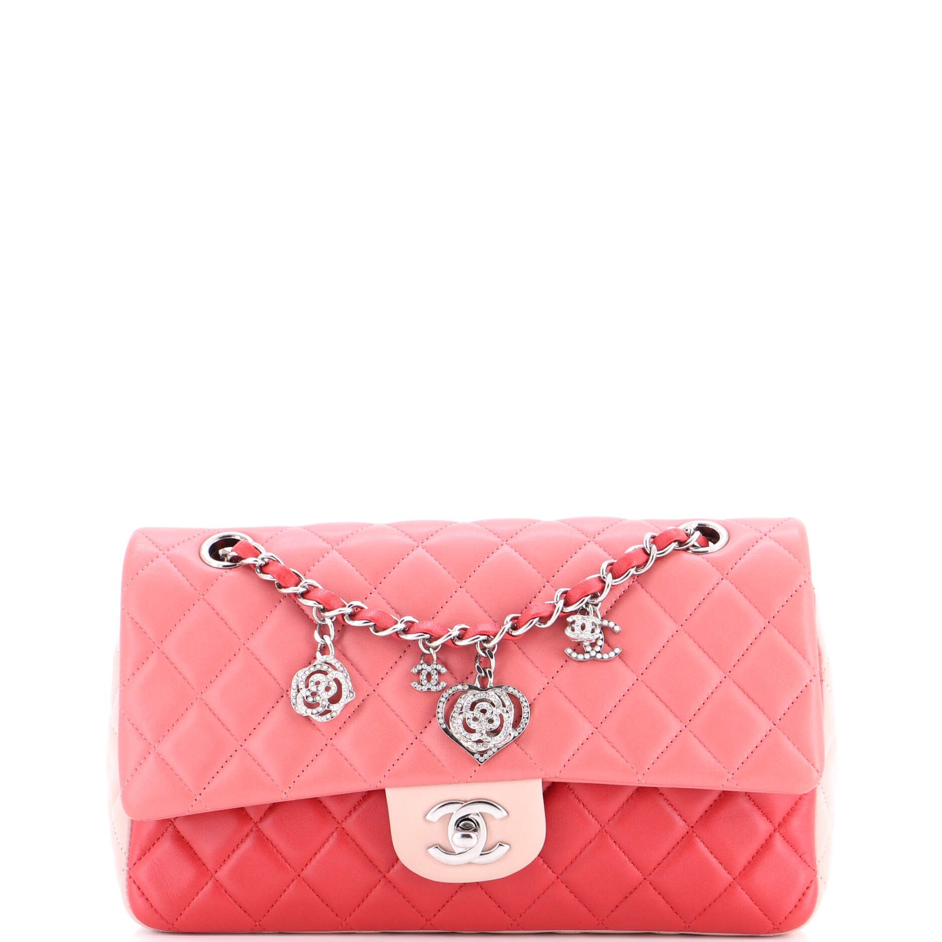 Chanel Tricolor Valentine Crystal Hearts Flap Bag Size ONE SIZE - 1 Thumbnail