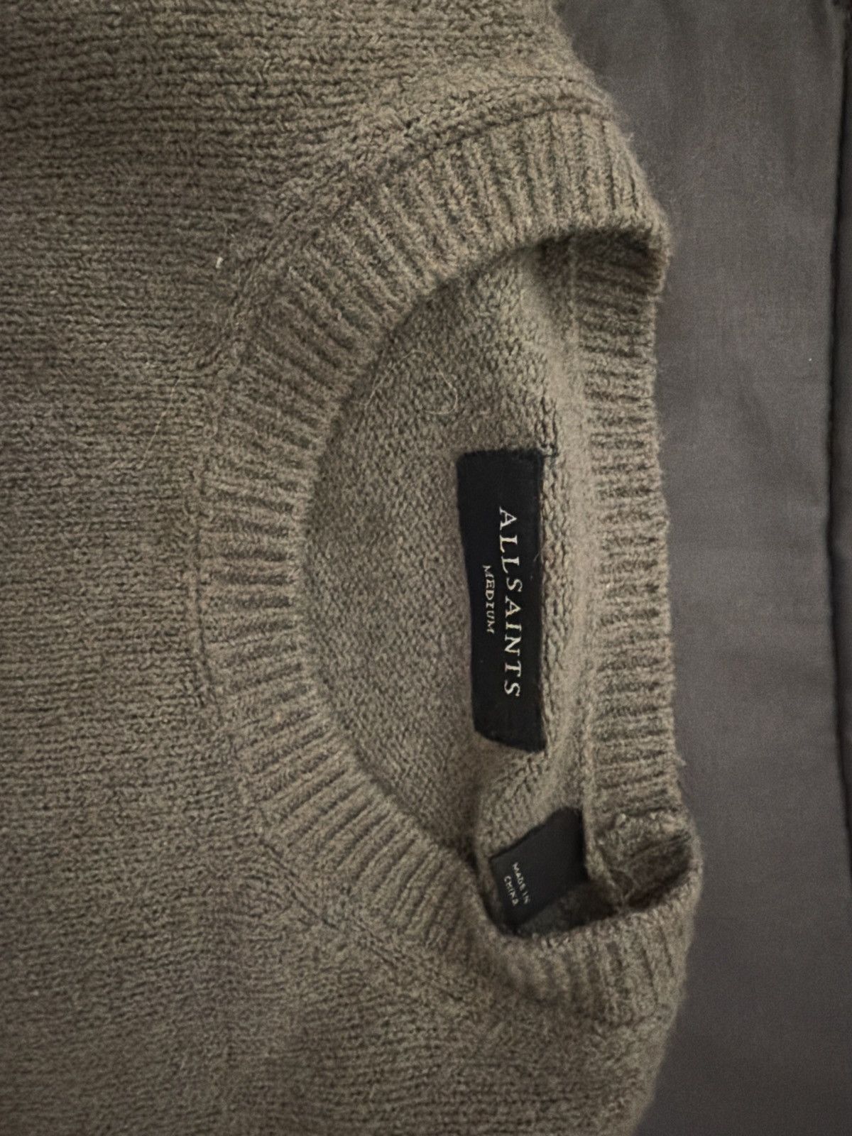 Allsaints AllSaints Sweater Green Medium Size US M / EU 48-50 / 2 - 5 Thumbnail